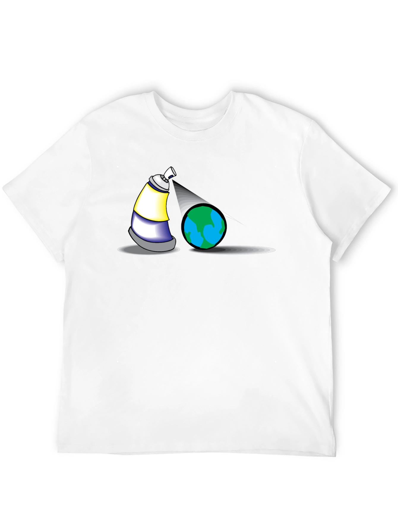 Spray Paint Earth T-Shirt - 12