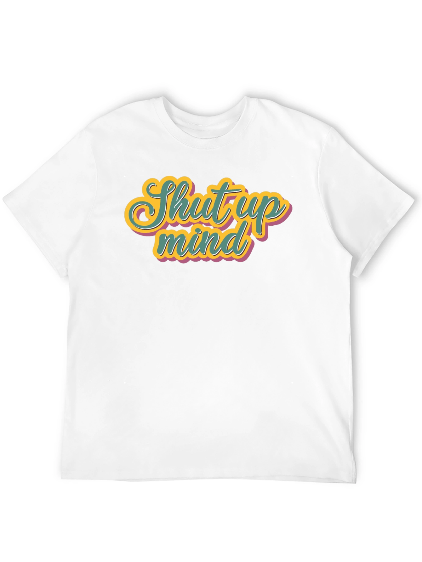 Black Shut Up Mind Graphic Tee view 12
