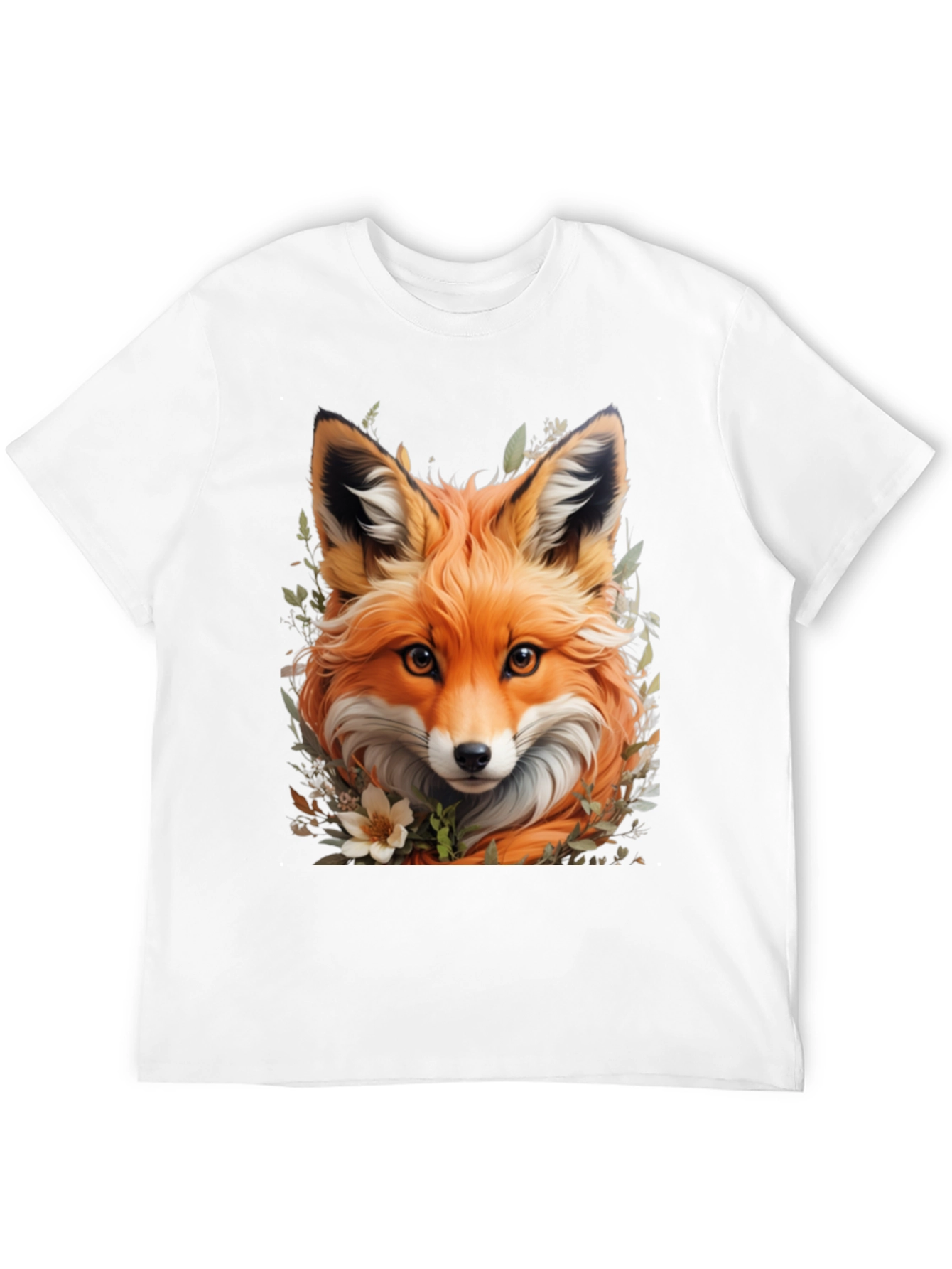 Black Fox Graphic Tee - Stylish Animal Print Shirt view 12
