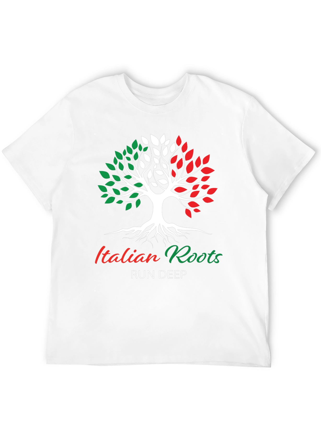 Black Italian Roots Run Deep T-Shirt view 12