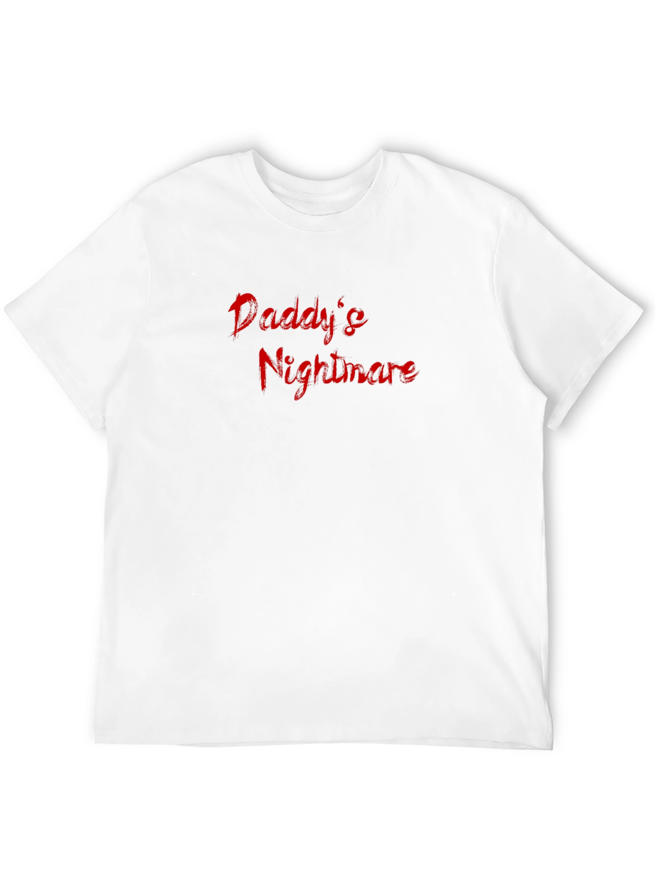 Black Daddy's Nightmare Graphic Tee - Black Cotton Blend view 12