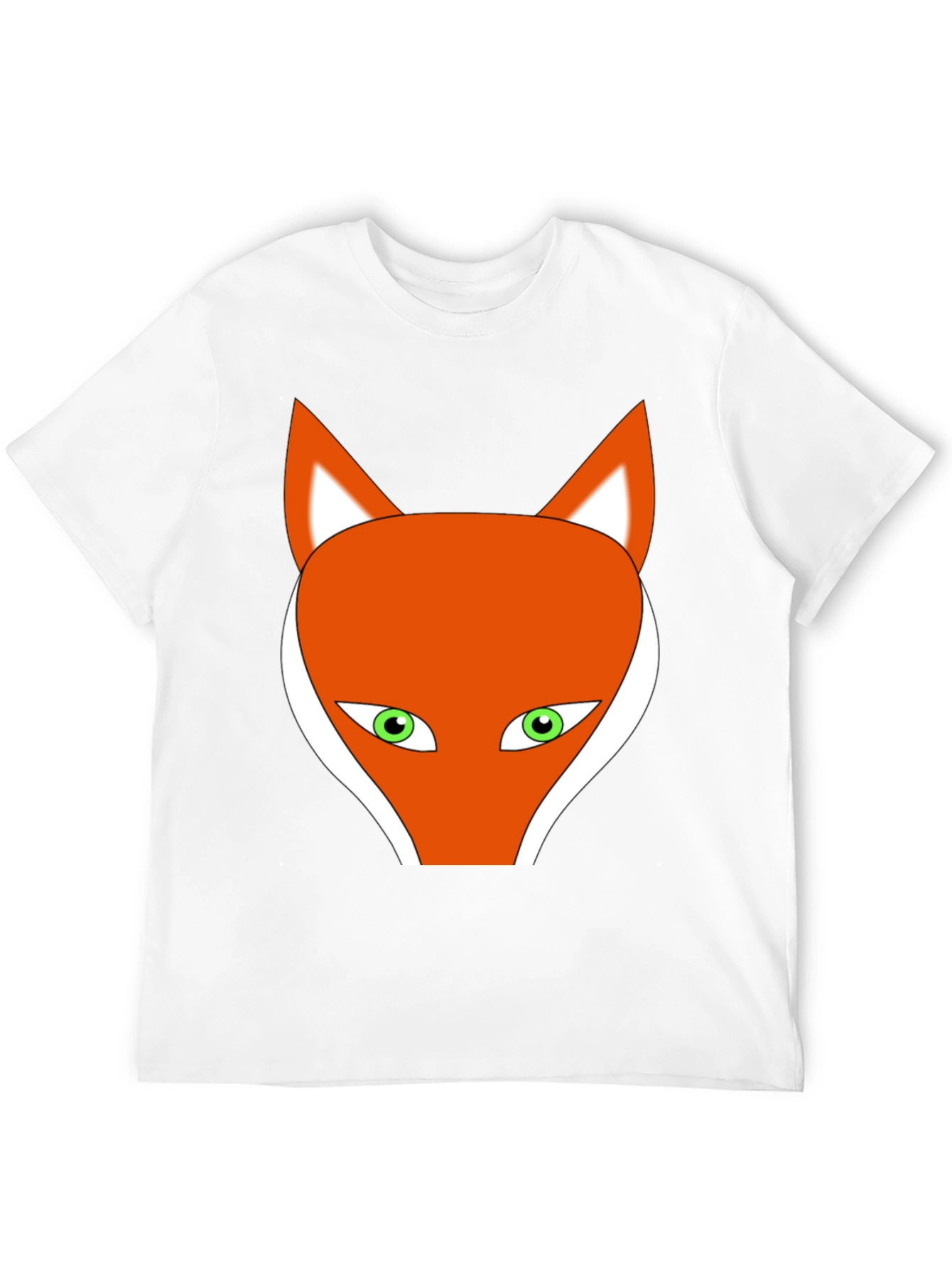 Black Fox Graphic Tee - Black Cotton Blend Shirt view 12