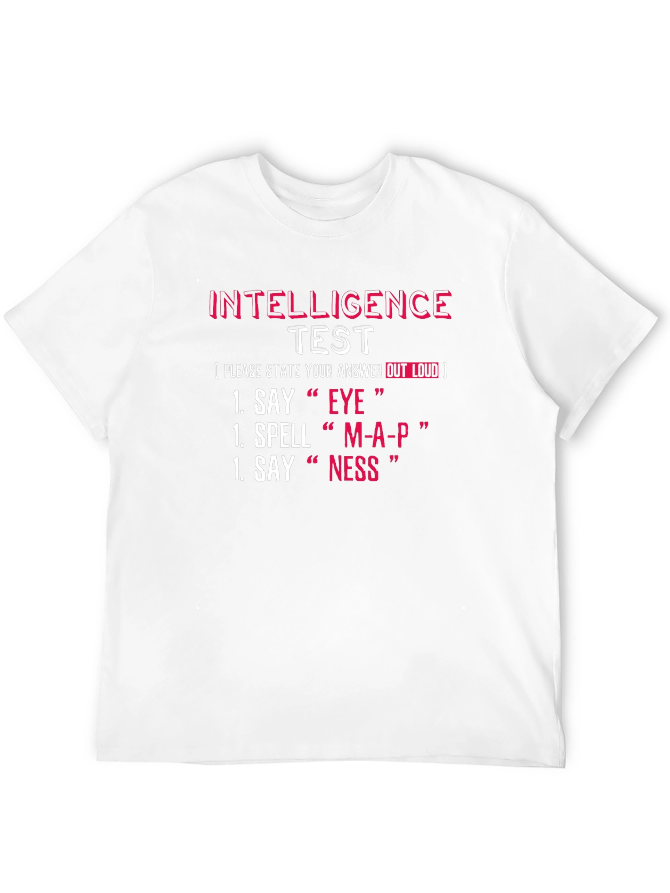 Black Intelligence Test T-Shirt Funny Brain Teaser Tee view 12