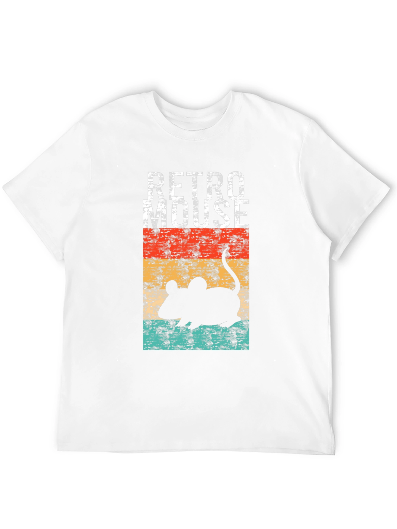 Black Retro Mouse Graphic T-Shirt view 12