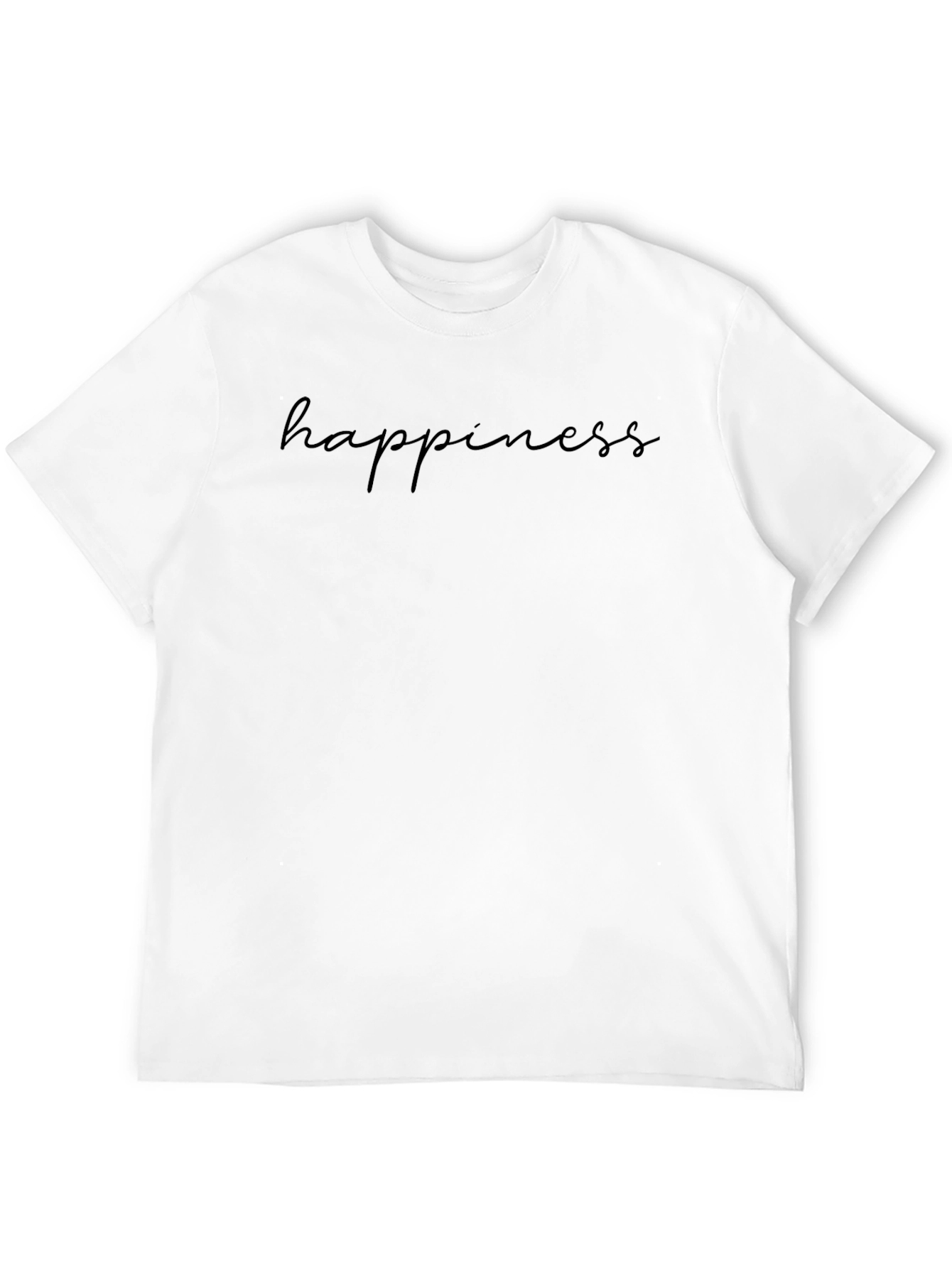 Black Happiness Graphic Tee - Casual Style view 12