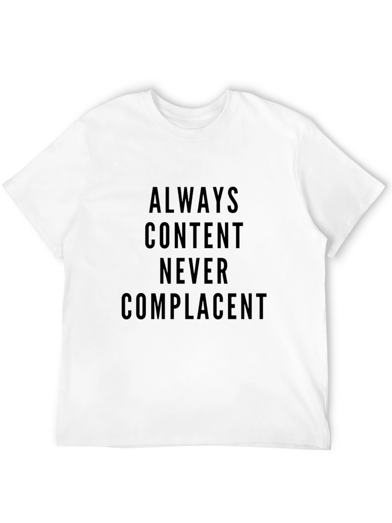 Black Always Content Black Graphic Tee view 12