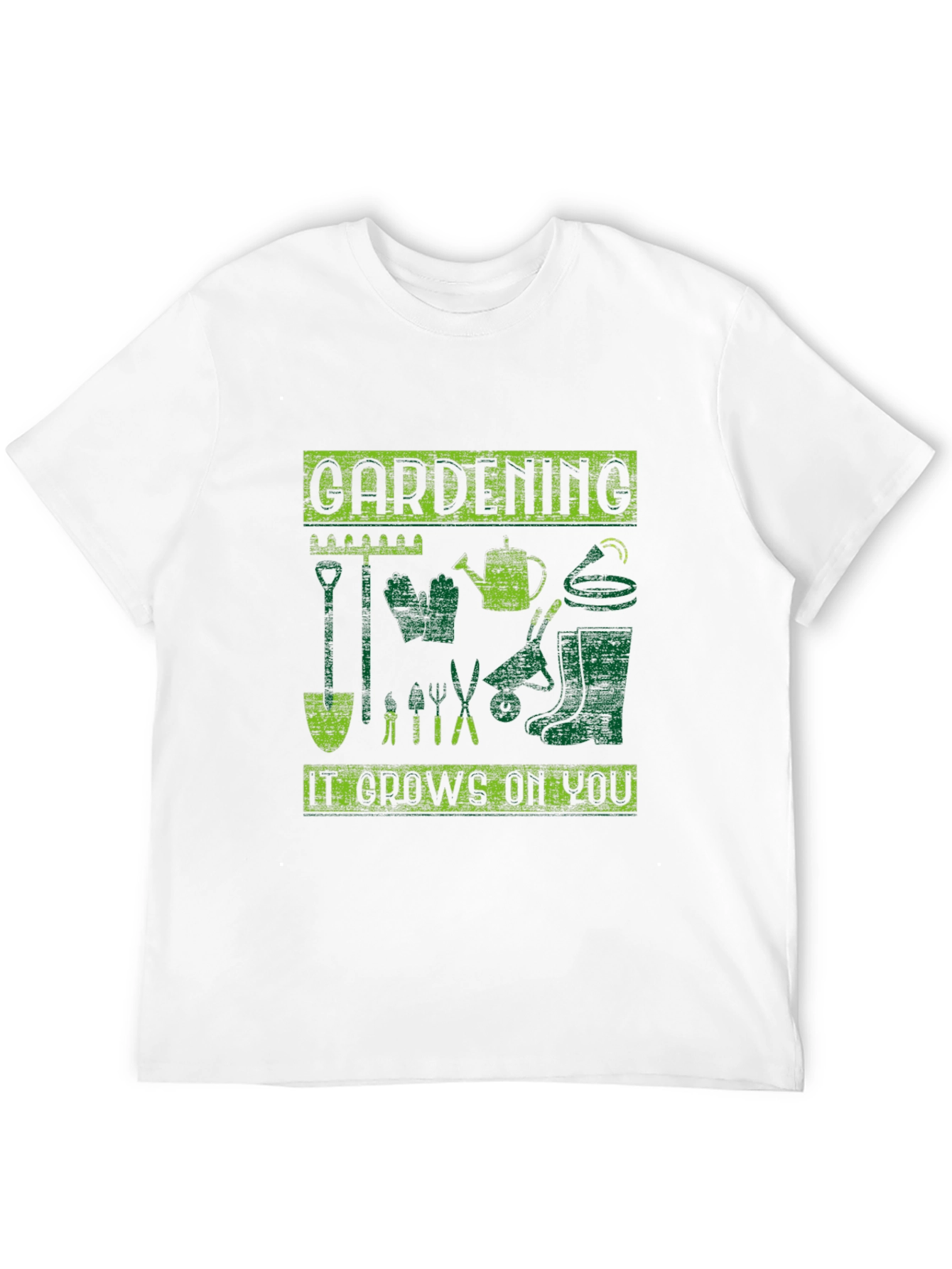 Black Gardening It Grows On You Black T-Shirt view 12