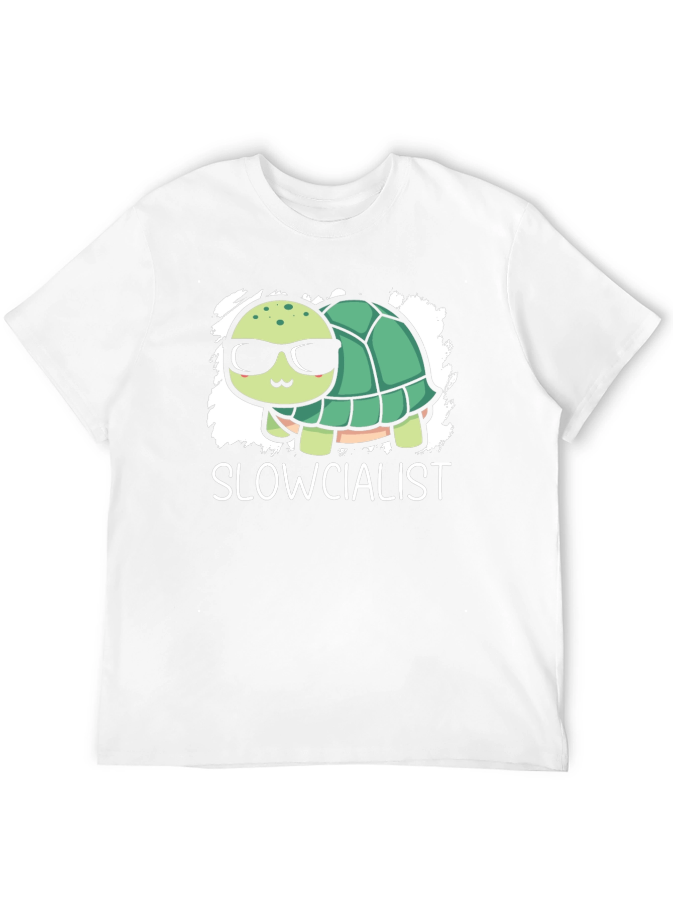 Black Slowcialist Turtle Graphic T-Shirt view 12