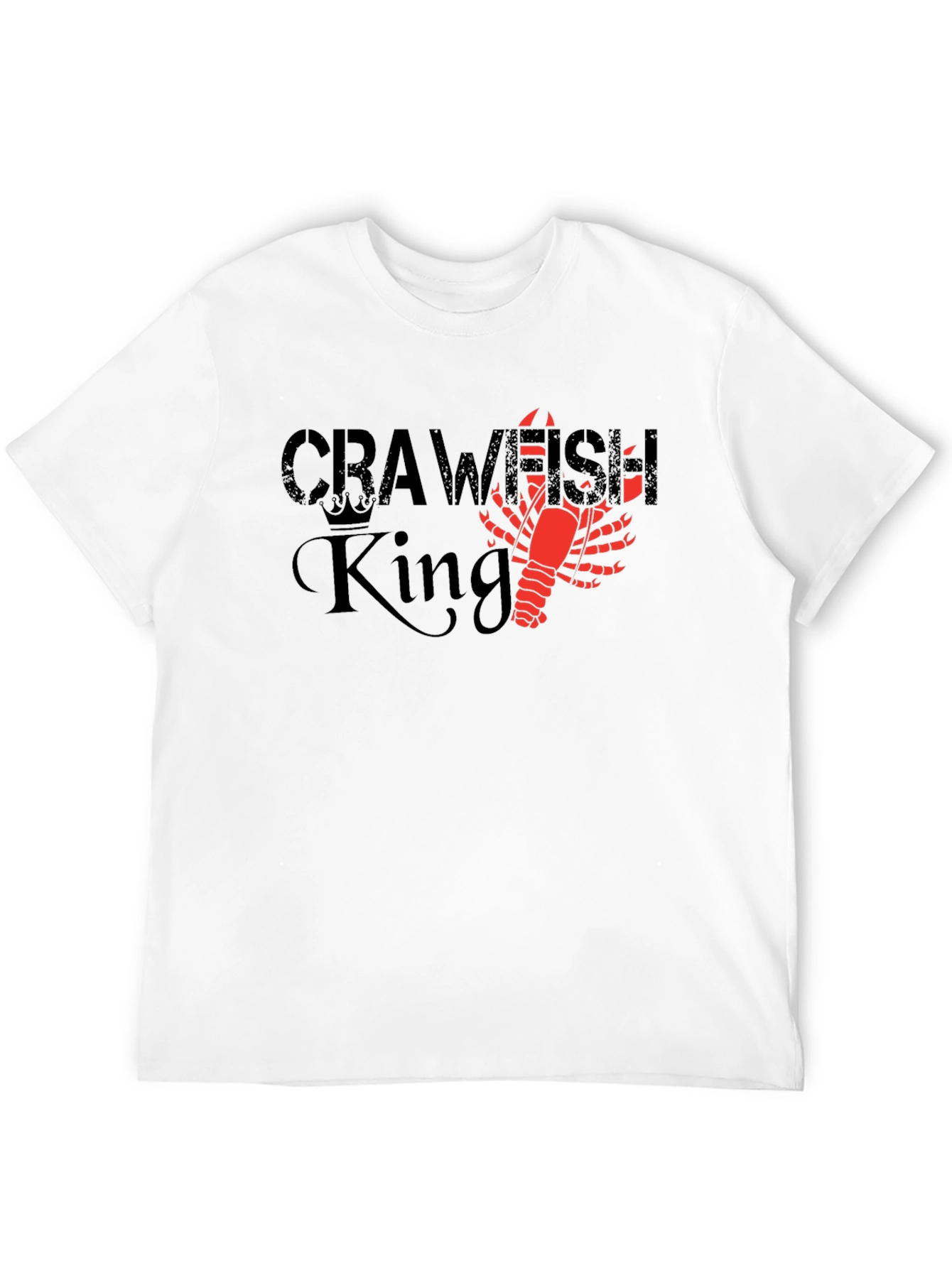 Black Crawfish King Graphic Tee - Louisiana Pride view 12
