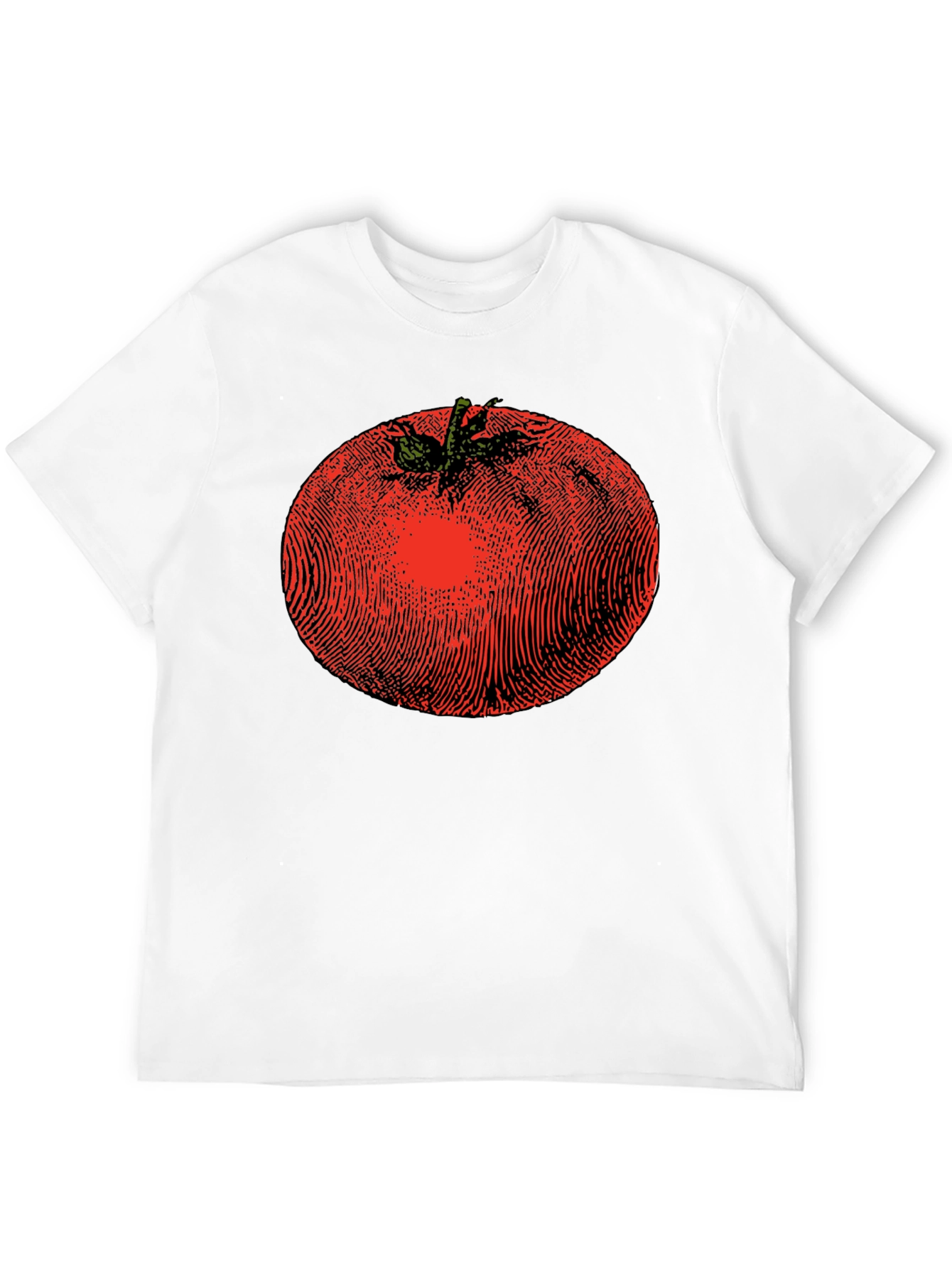 Black Tomato Graphic Print Black T-Shirt view 12
