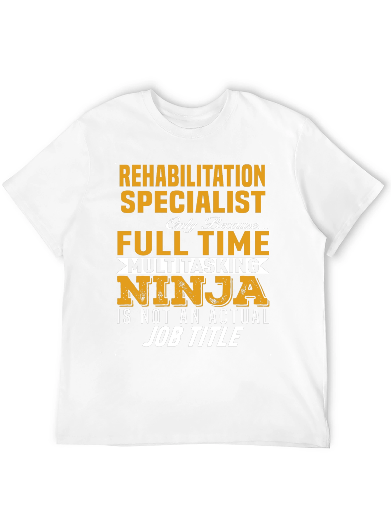 Black Rehabilitation Specialist T-Shirt view 12