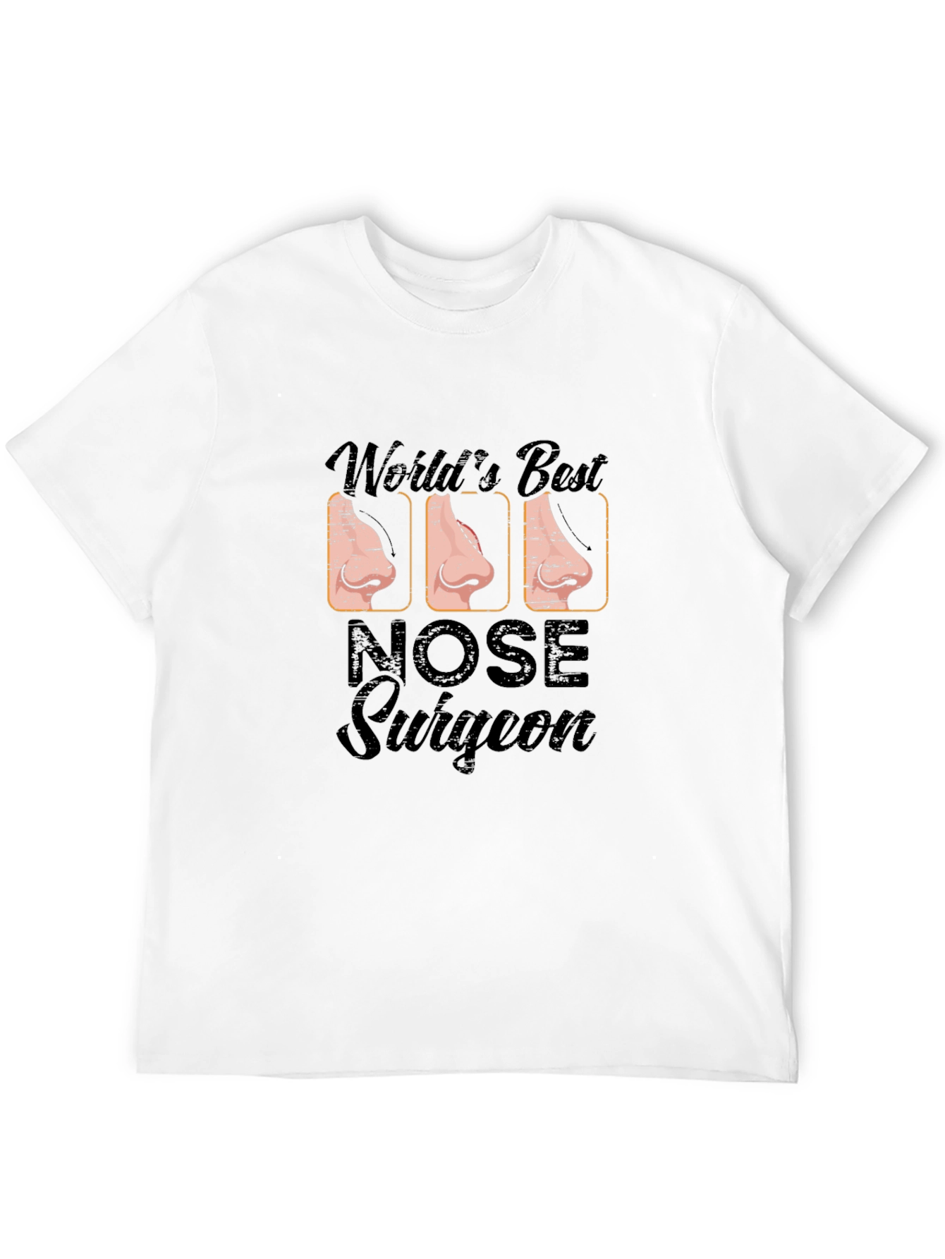 Black World's Best Nose Surgeon T-Shirt - Black view 12