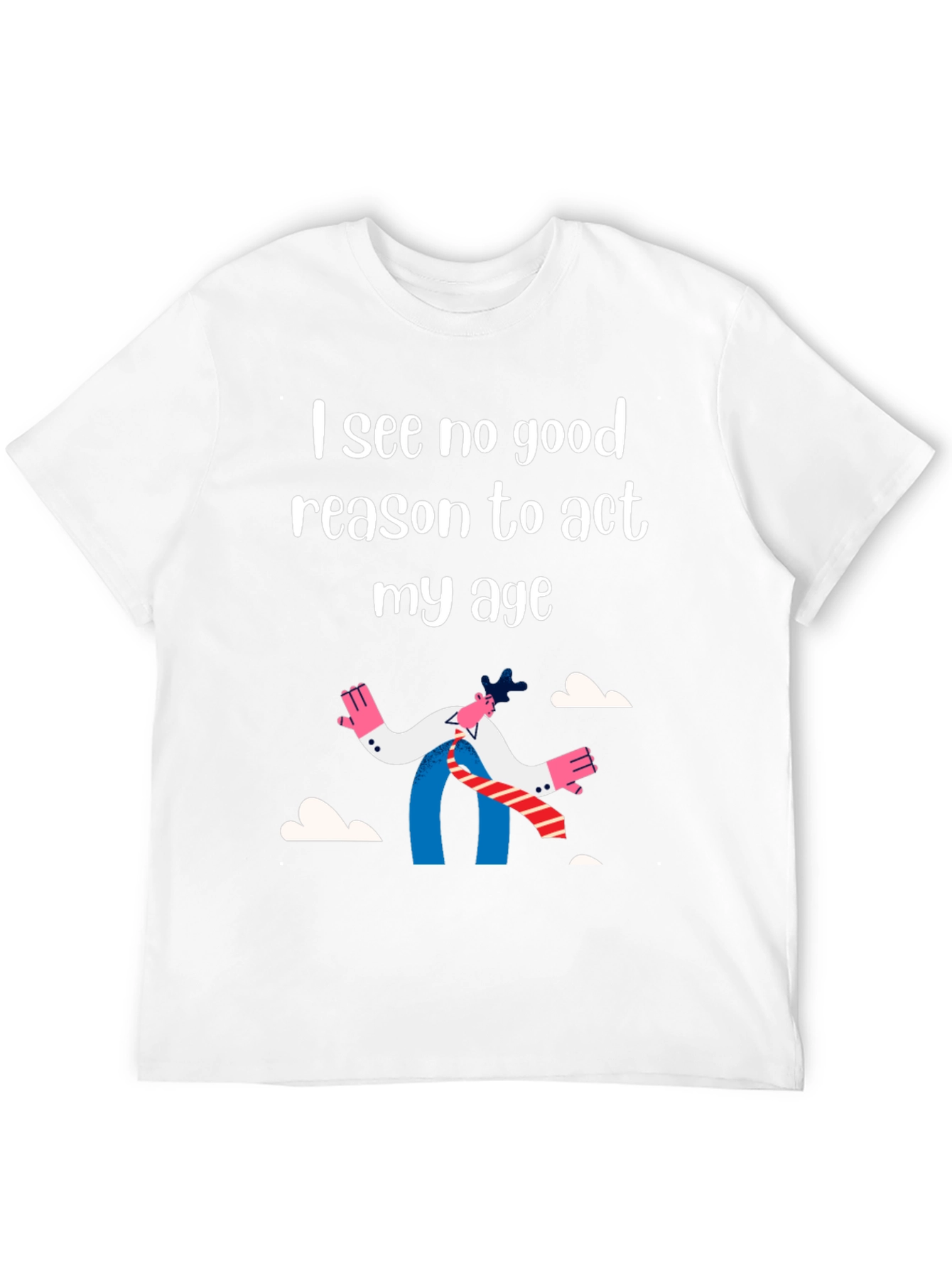 Black Funny "I See No Good Reason" T-Shirt view 12