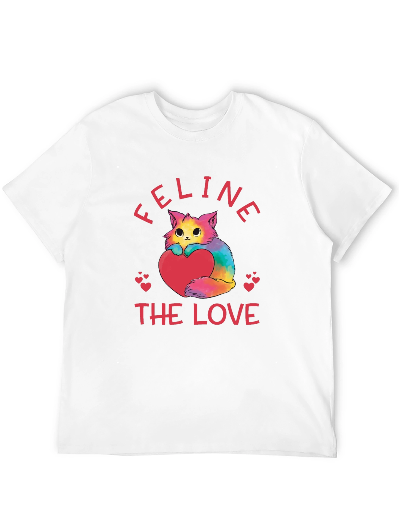 Black Feline The Love Graphic T-Shirt view 12