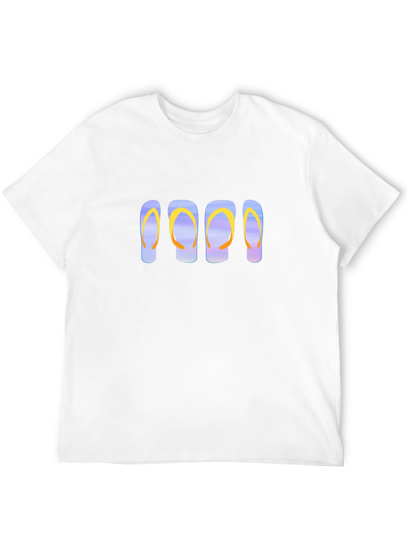Black Cool Flip Flop Graphic T-Shirt view 12