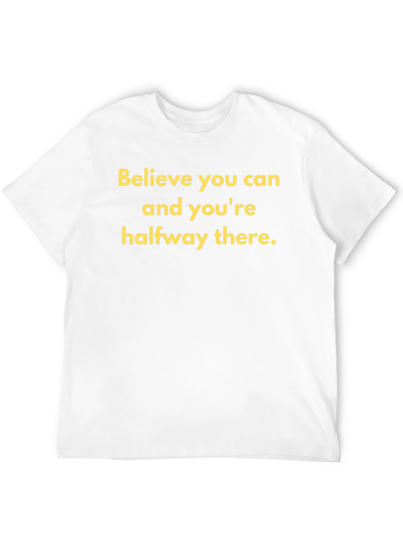 Black Believe You Can T-Shirt - Inspirational Quote Tee view 12