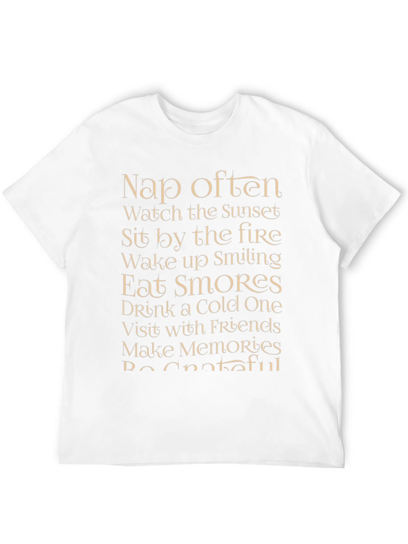Black Nap Often Graphic Tee - Inspirational Relaxed Lifestyle Shirt view 12