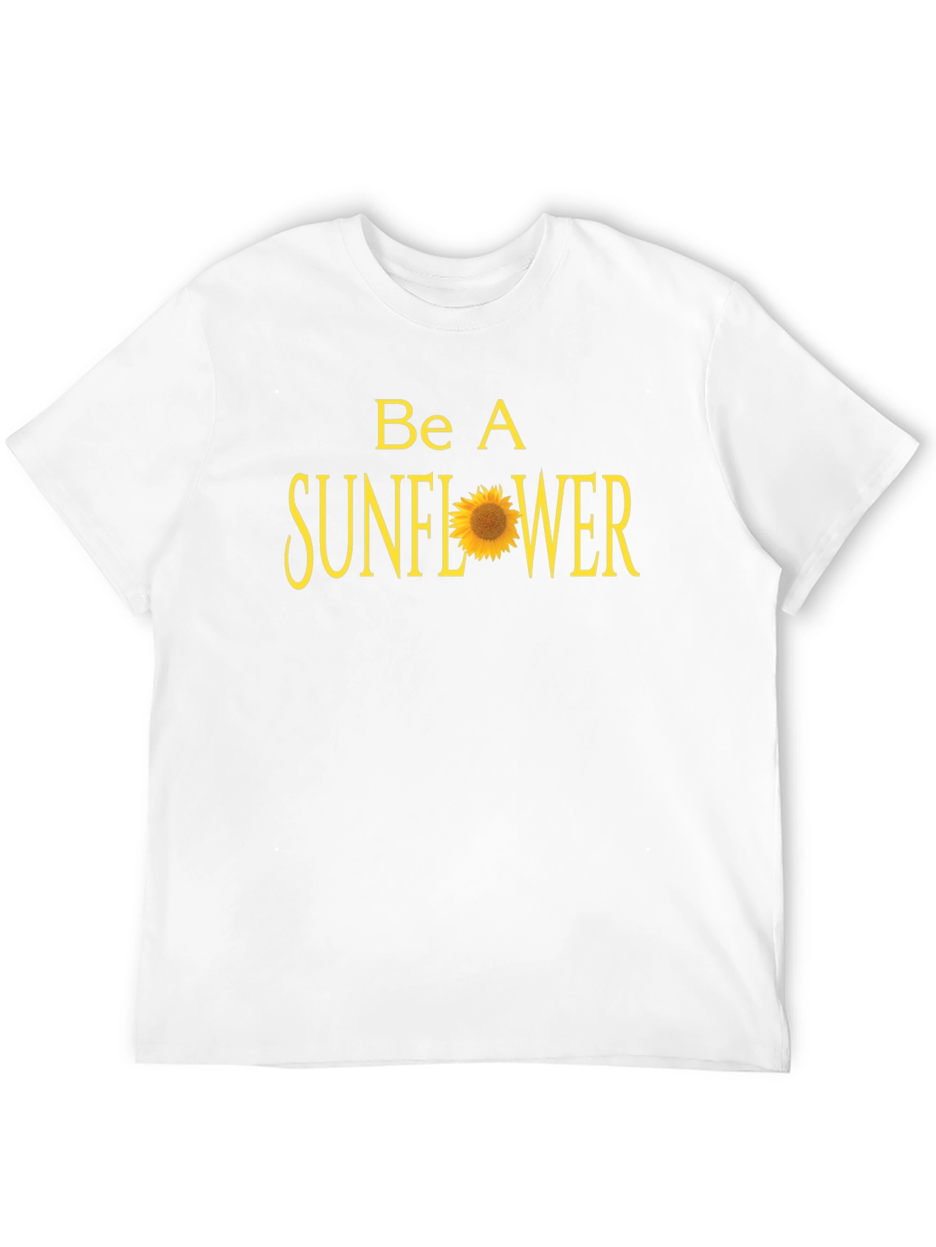 Black Be A Sunflower Black T-Shirt view 12