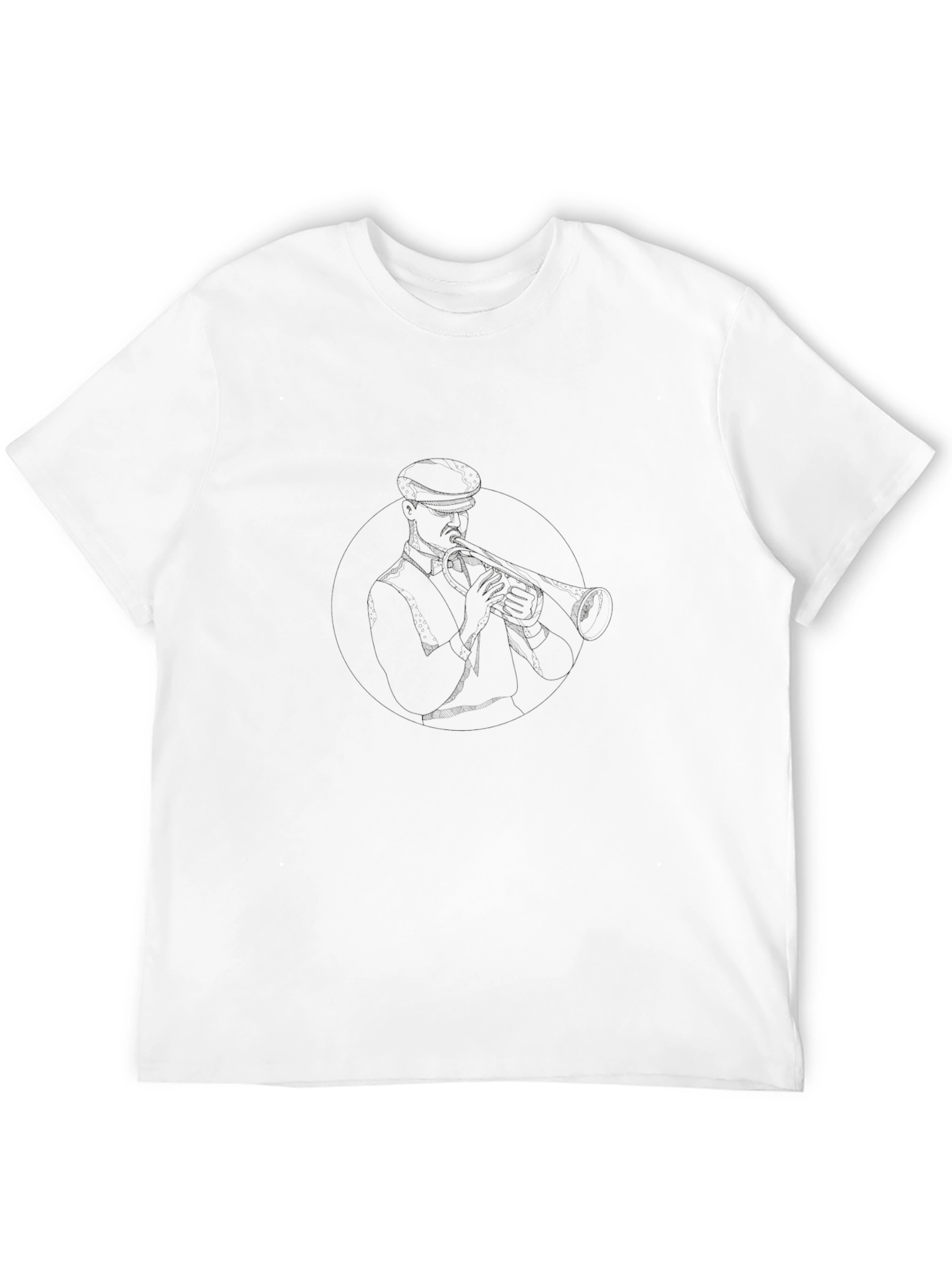 Black Men's Solid Black Crew Neck T-Shirt view 12