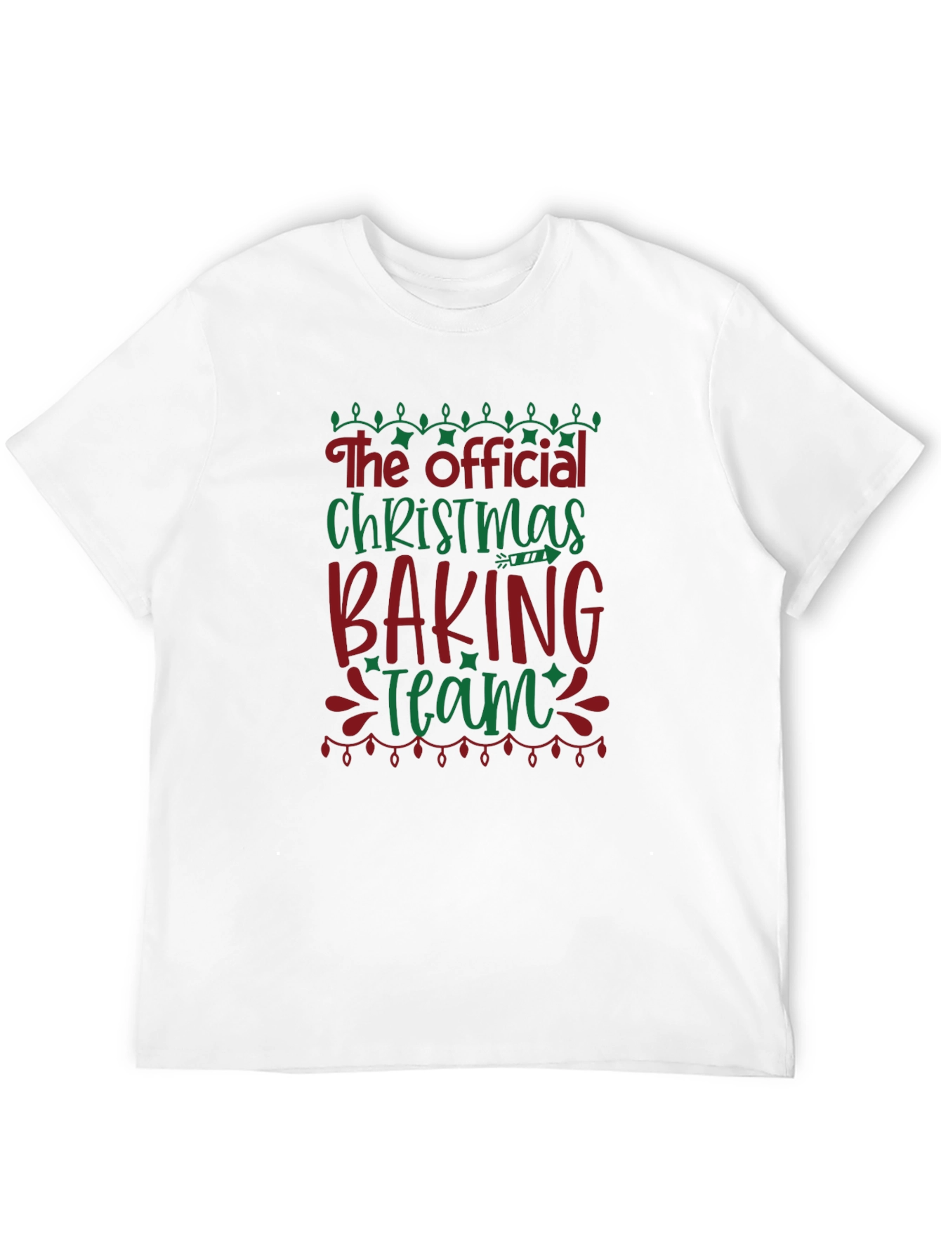 Black Christmas Baking Team T-Shirt view 12