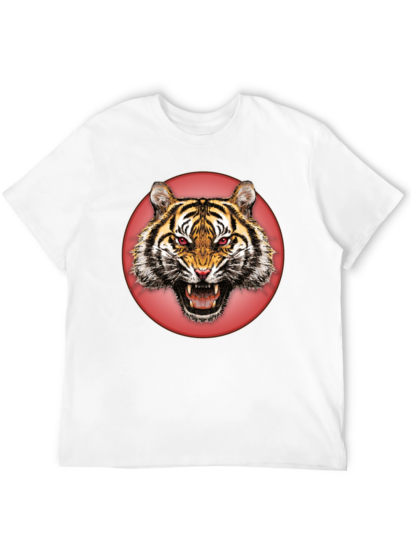 Black Tiger Graphic Tee - Bold Animal Print Shirt view 12