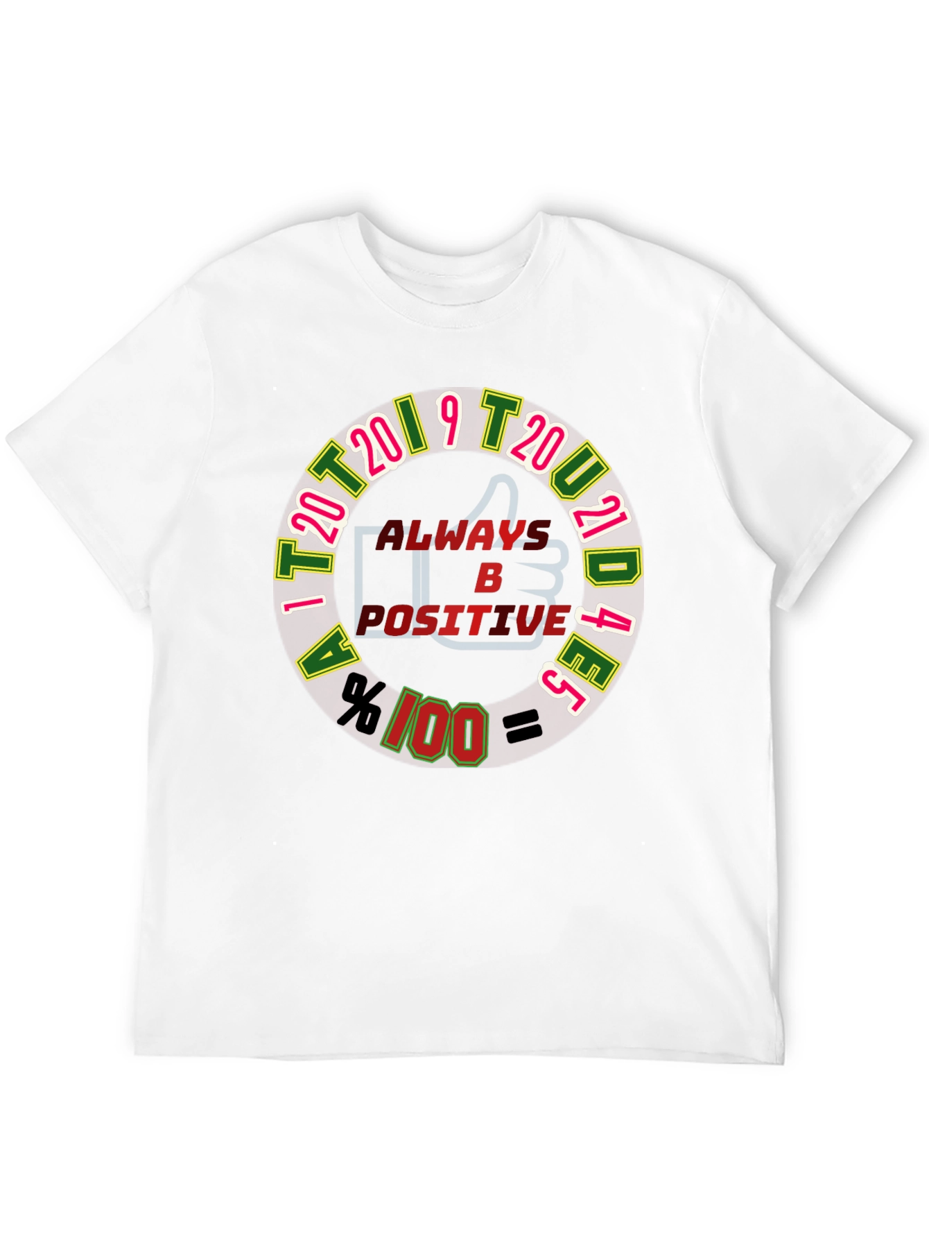 Black Always Be Positive T-Shirt view 12