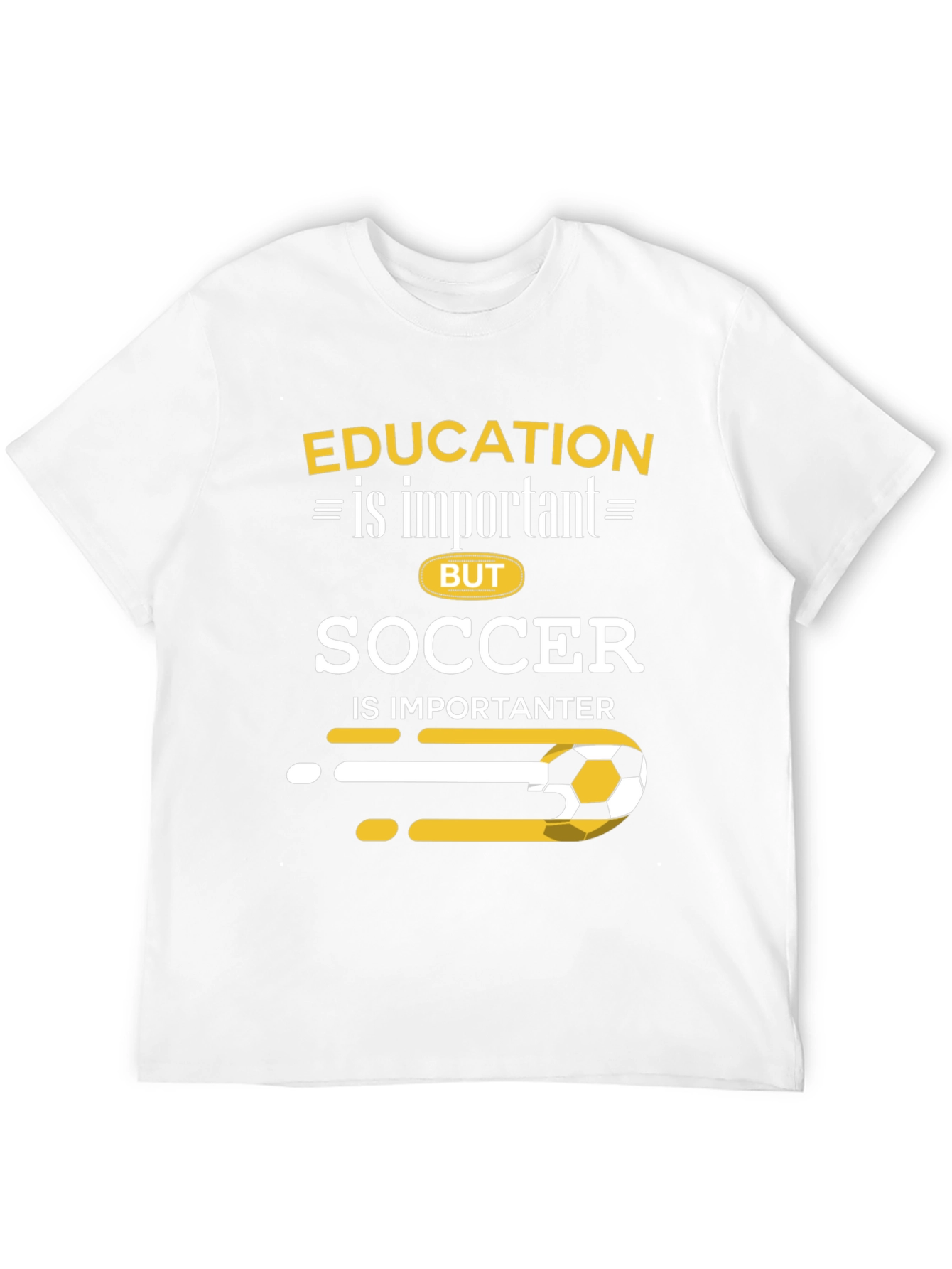 Black Education vs. Soccer T-Shirt view 12