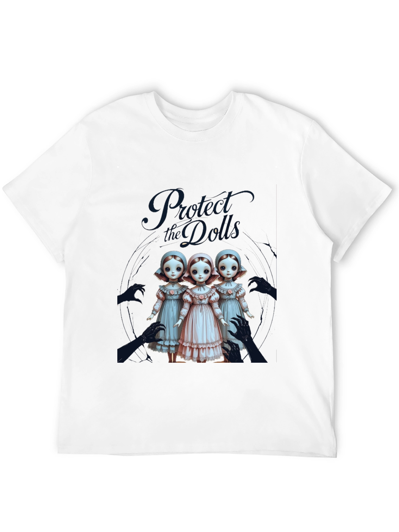 Black Protect the Dolls Graphic Tee view 12