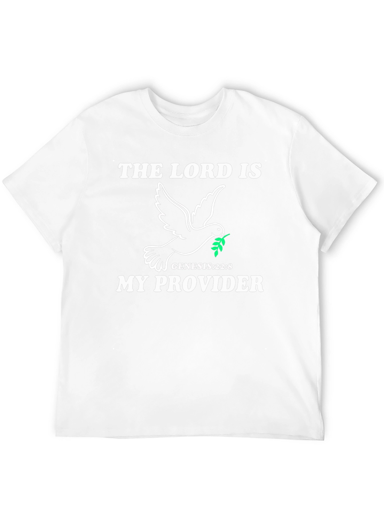 Black The Lord Is My Provider Graphic T-Shirt view 12