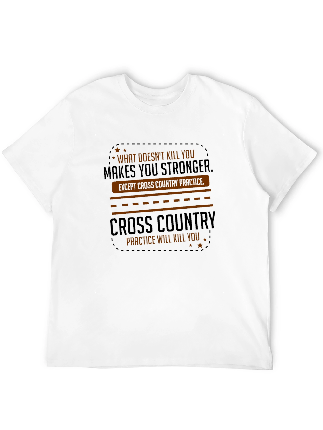 Black Cross Country Practice Graphic T-Shirt view 12