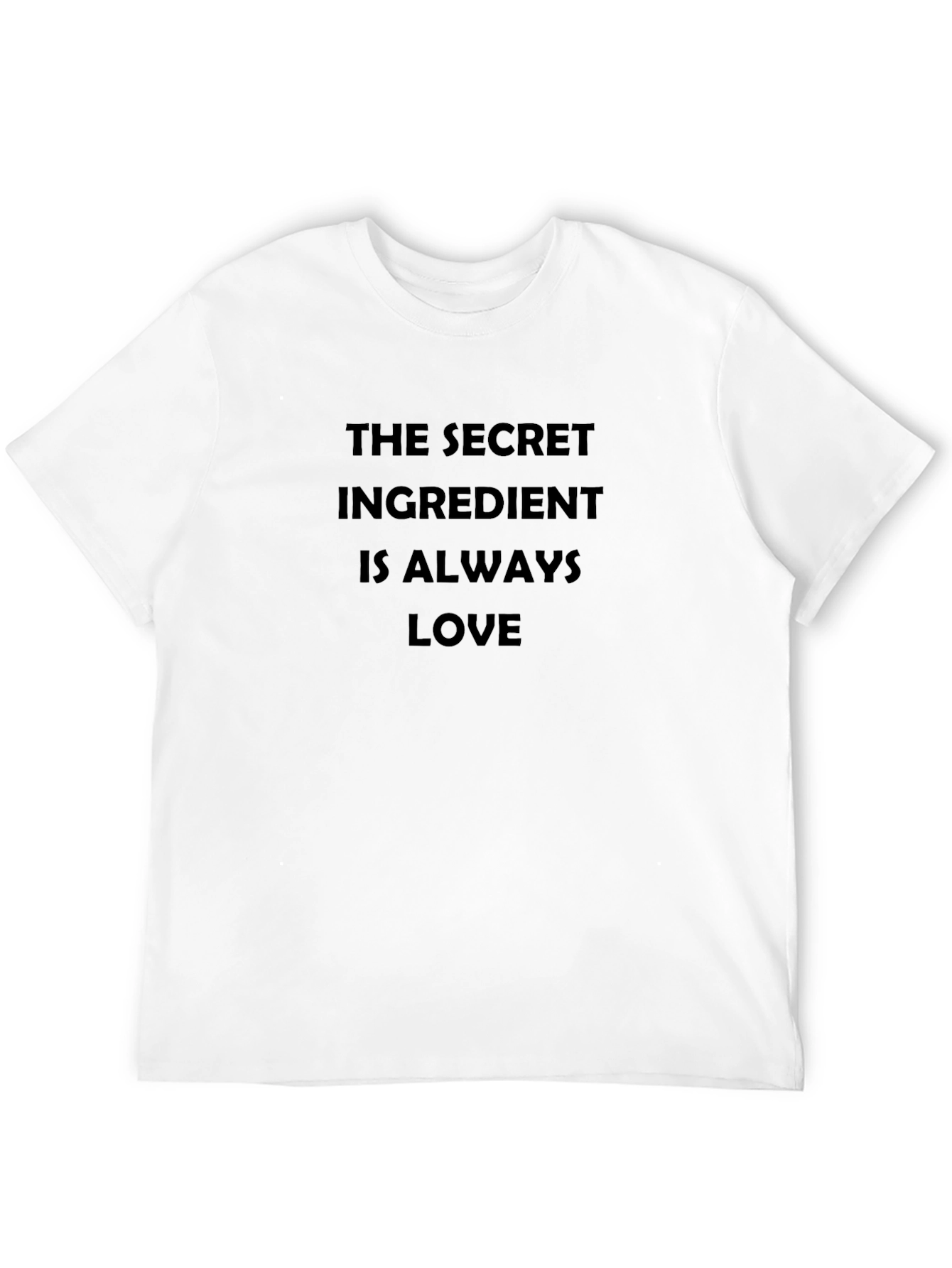 Black Secret Ingredient Love T-Shirt - Black Cotton view 12