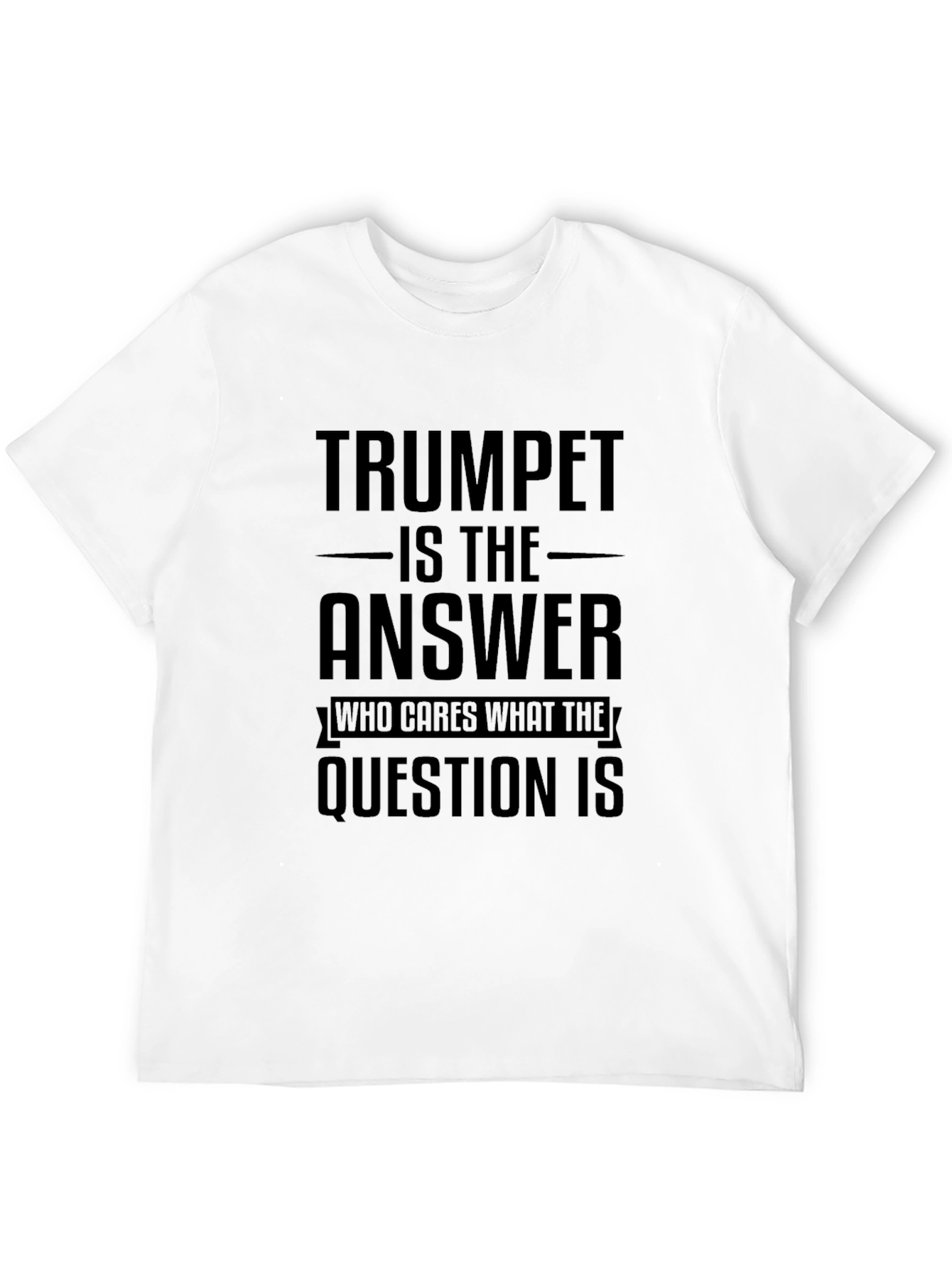 Black Trumpet is the Answer T-Shirt view 12