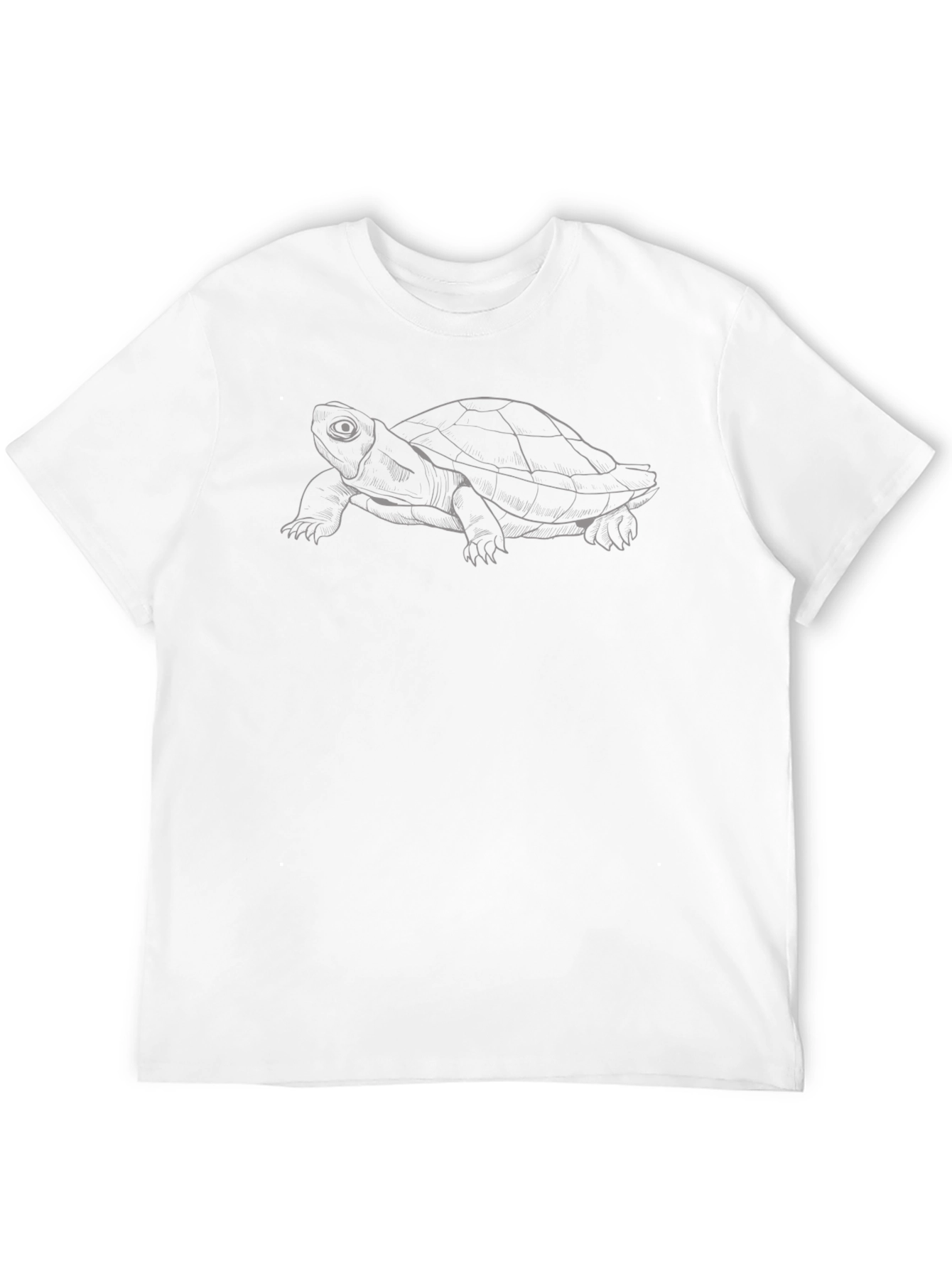 Black Turtle Graphic Print Tee - Relaxed Fit view 12