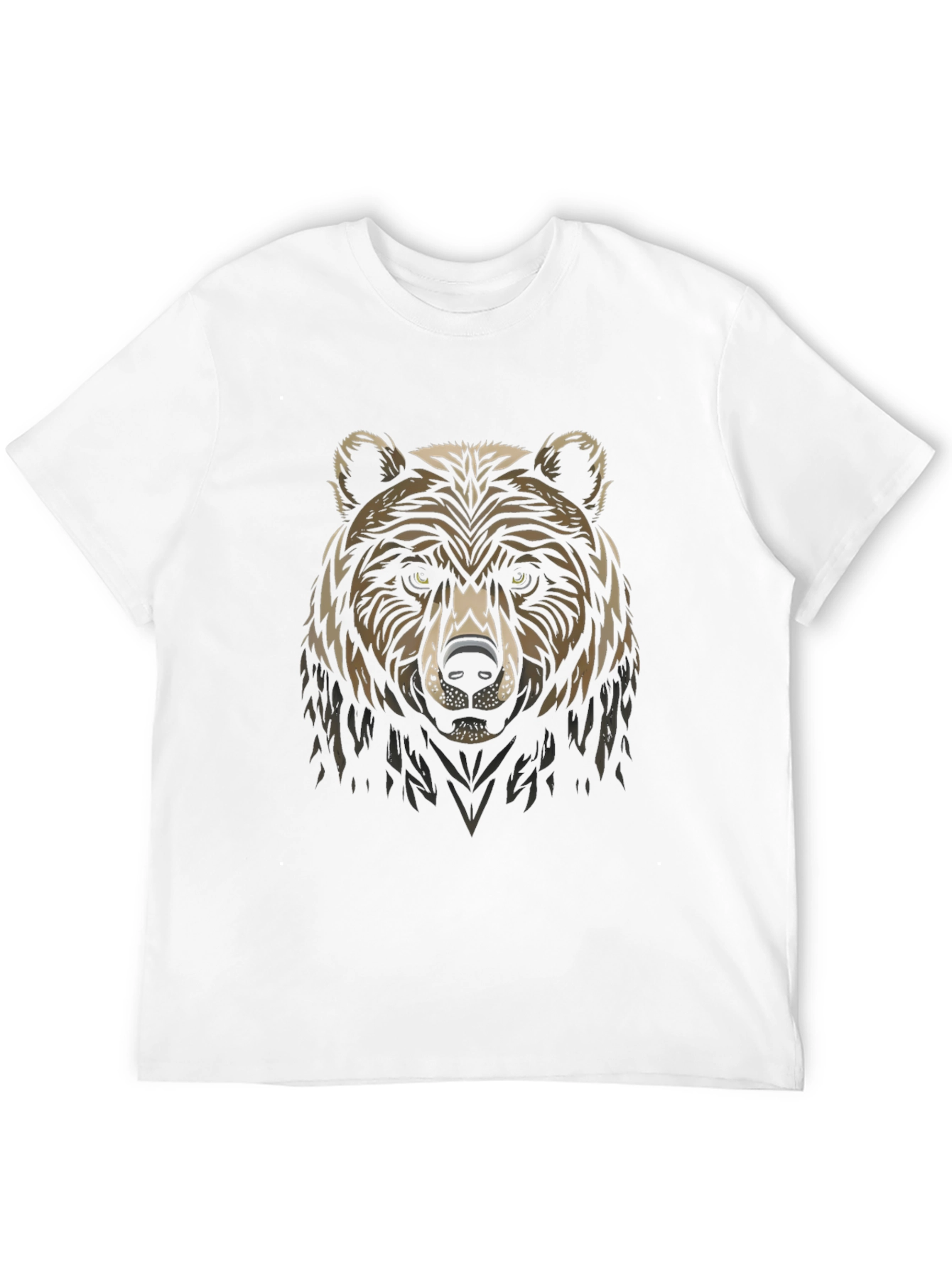 Black Bear Graphic Black T-Shirt - Stylish Animal Tee view 12