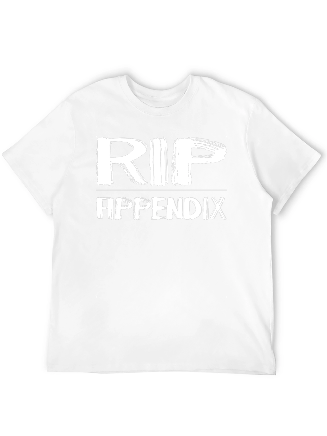 Black RIP Appendix T-Shirt - Humor Surgery Recovery Tee view 12