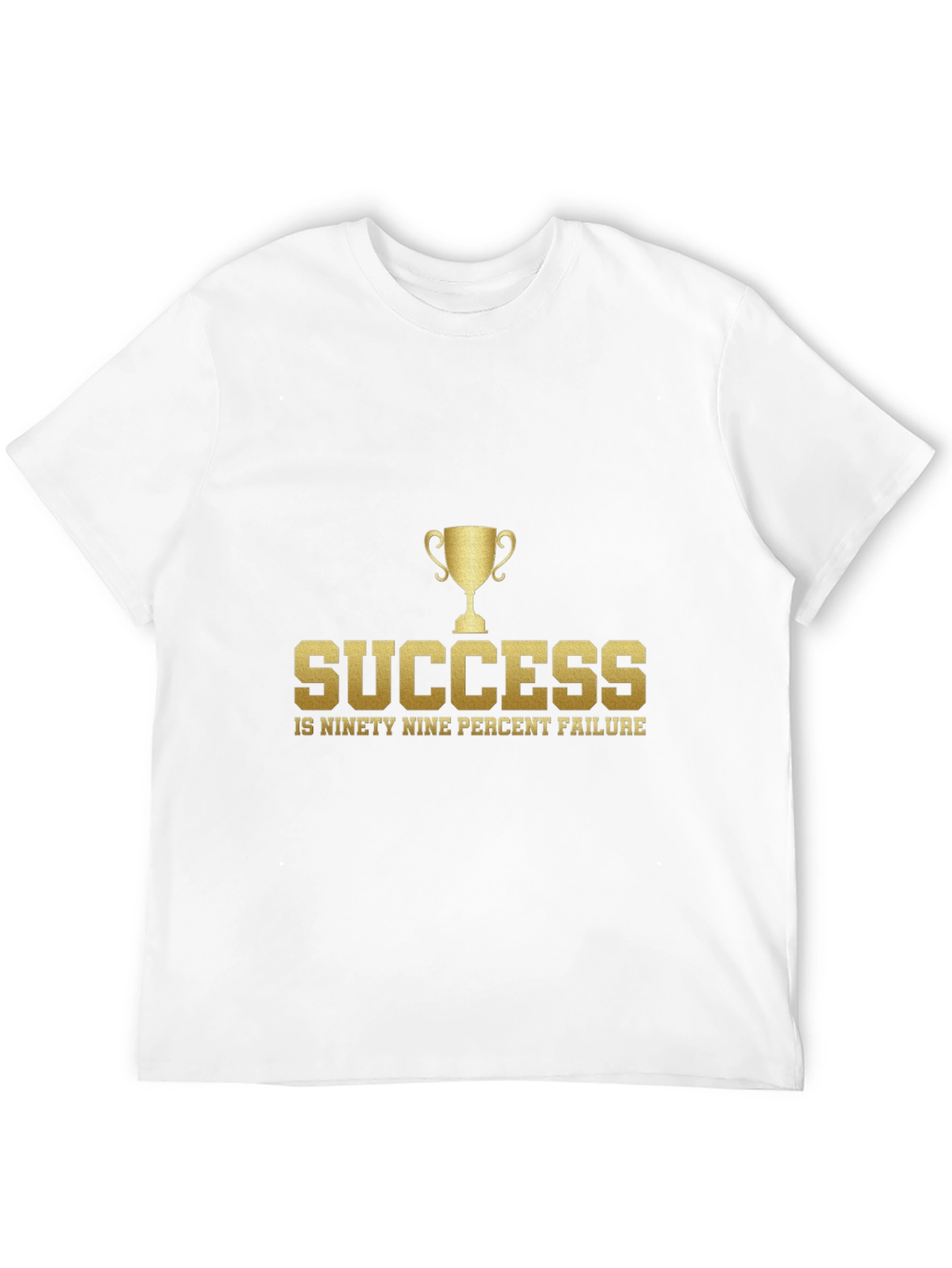 Black Success Quote Graphic Tee - Black Cotton Blend view 12