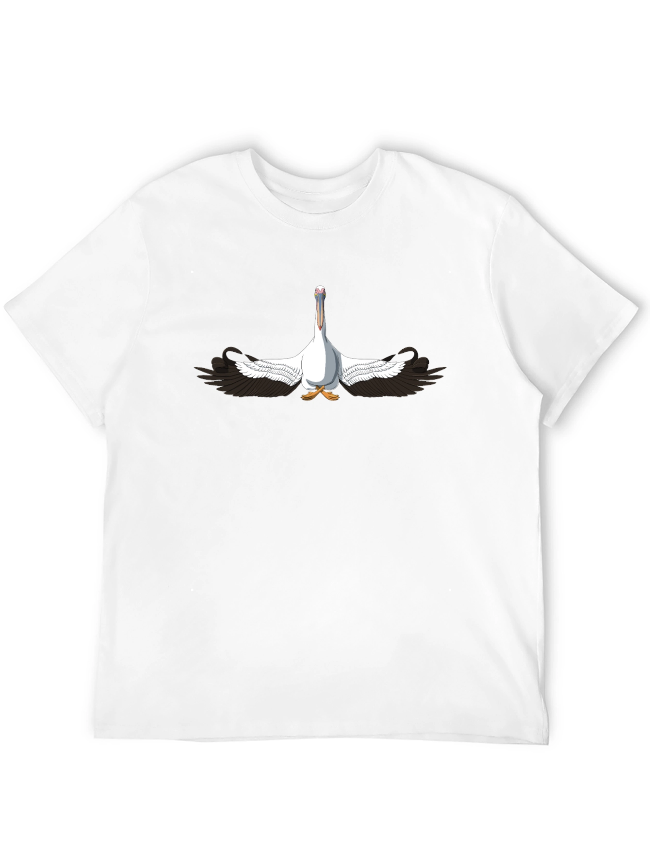 Black Pelican Graphic Tee - Black Cotton Bird Shirt view 12