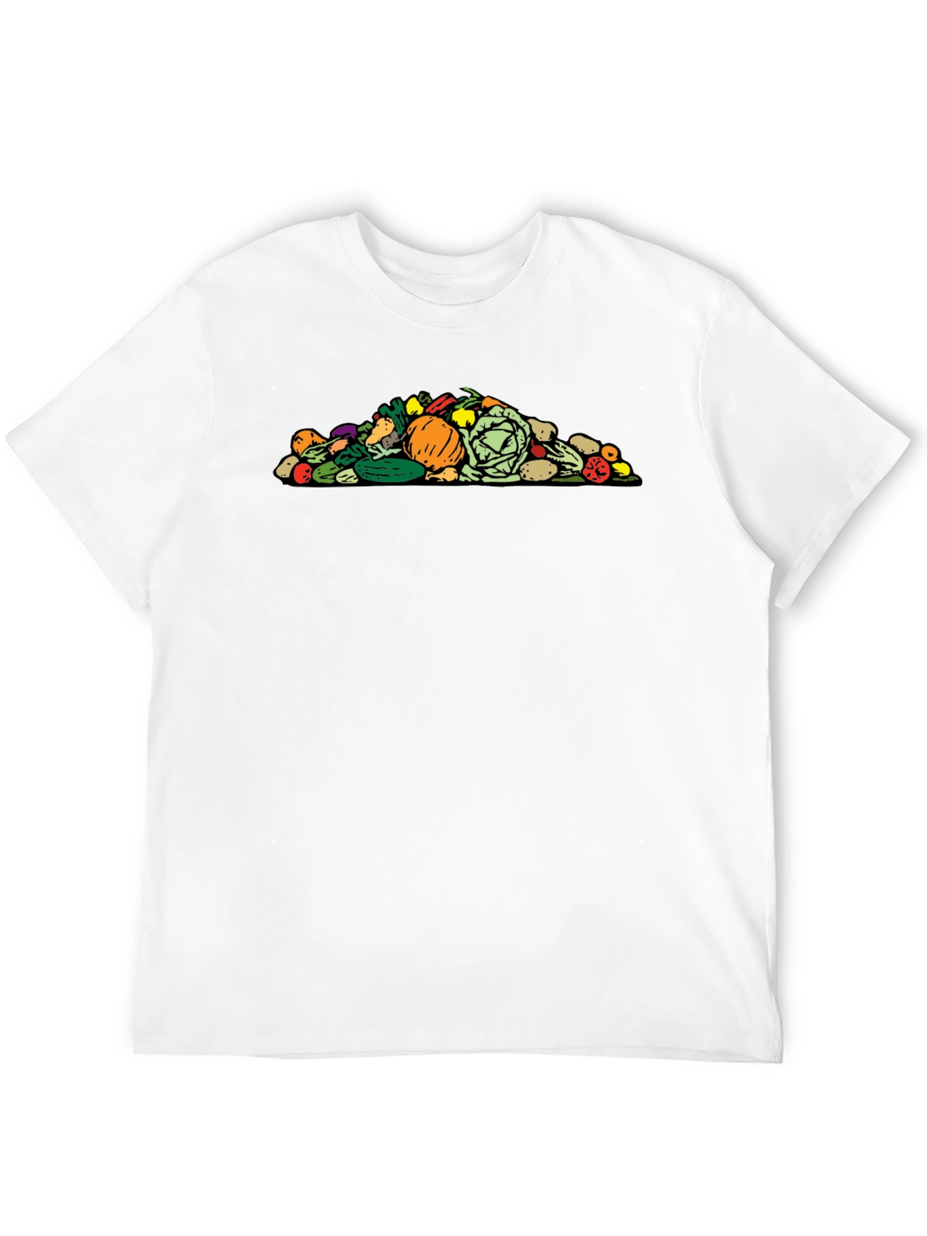 Vegetable Pile Graphic T-Shirt - 12