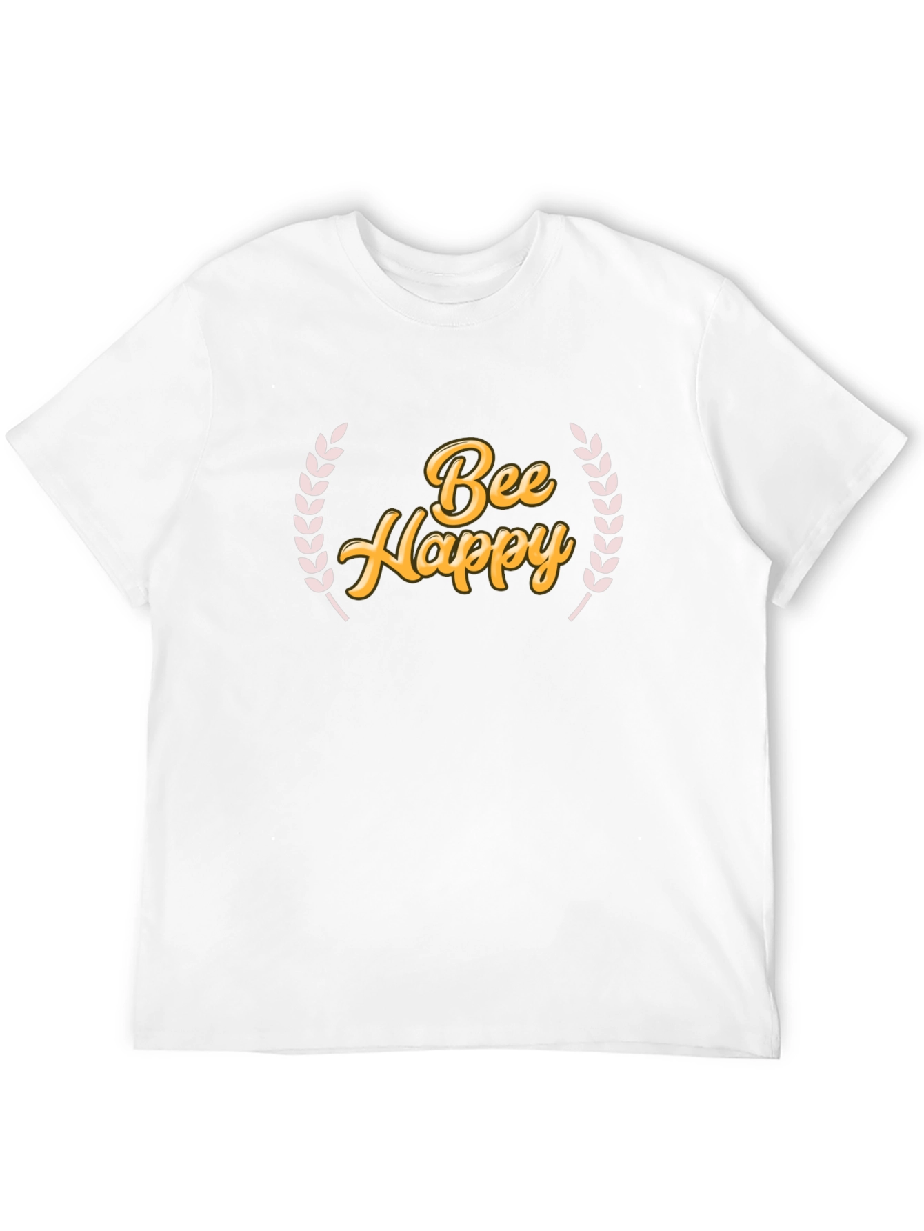 Black Bee Happy Graphic T-Shirt - Black view 12