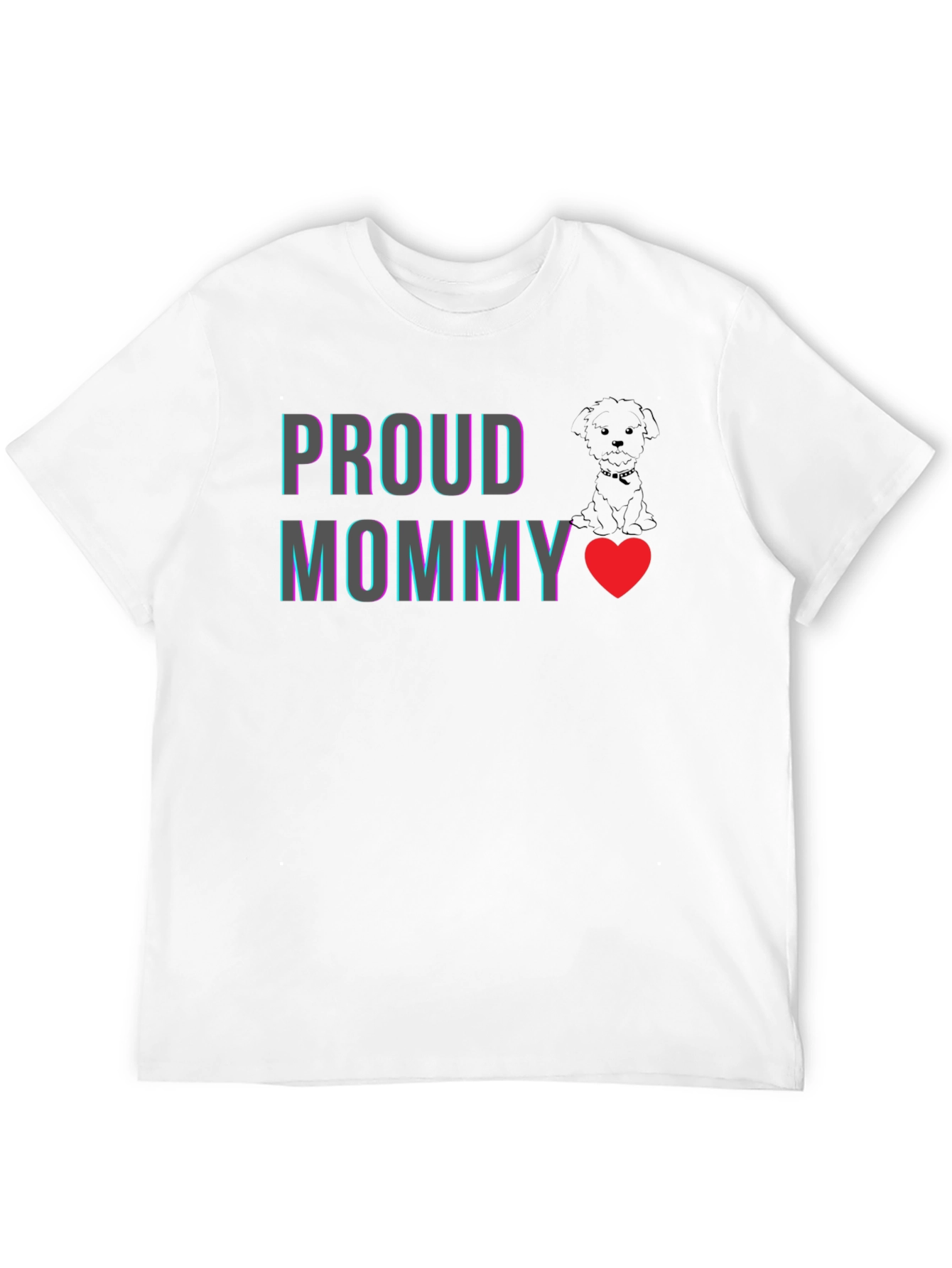 Black Proud Dog Mommy Graphic Tee view 12