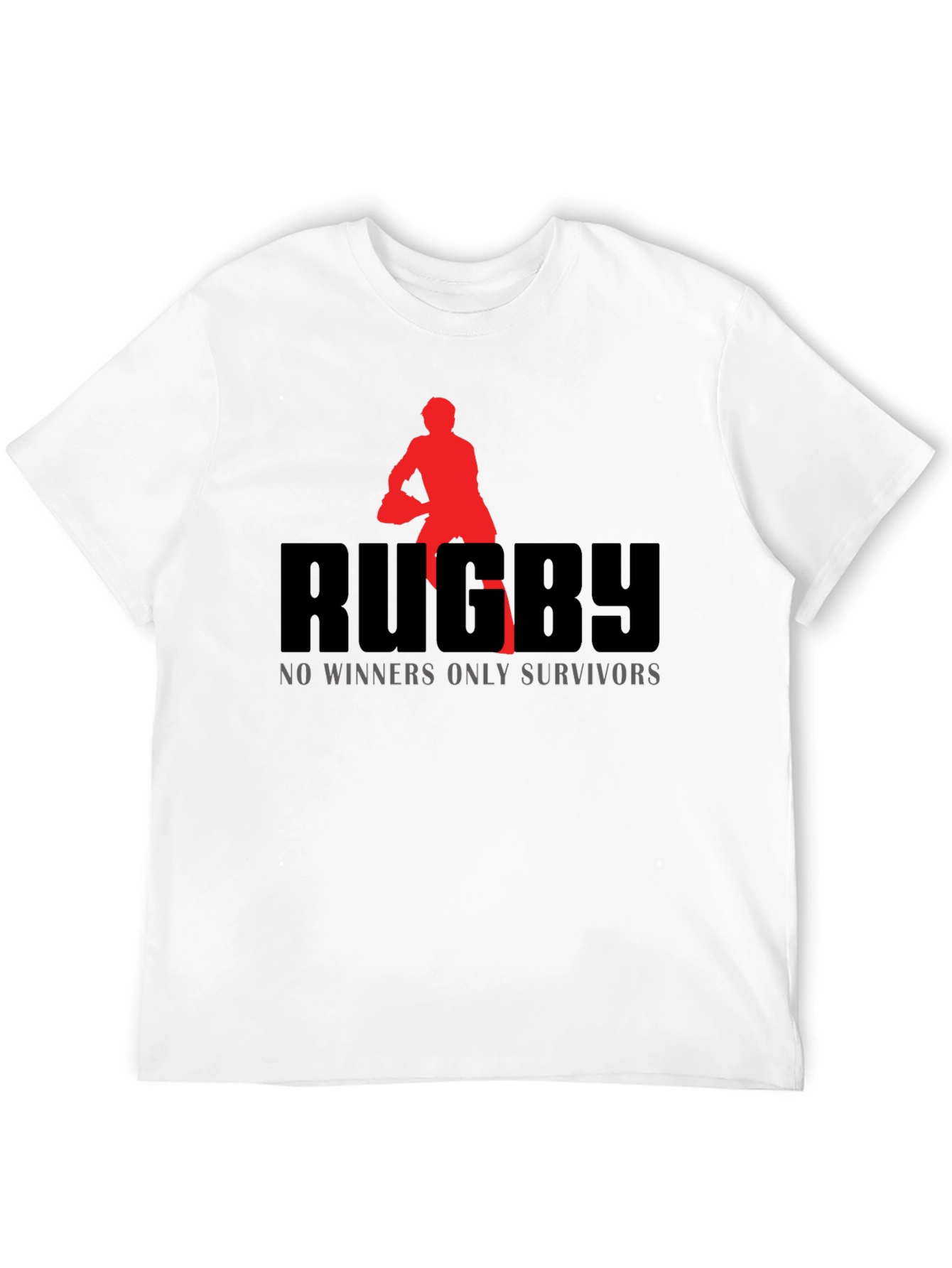 Black Rugby Survivor T-Shirt view 12