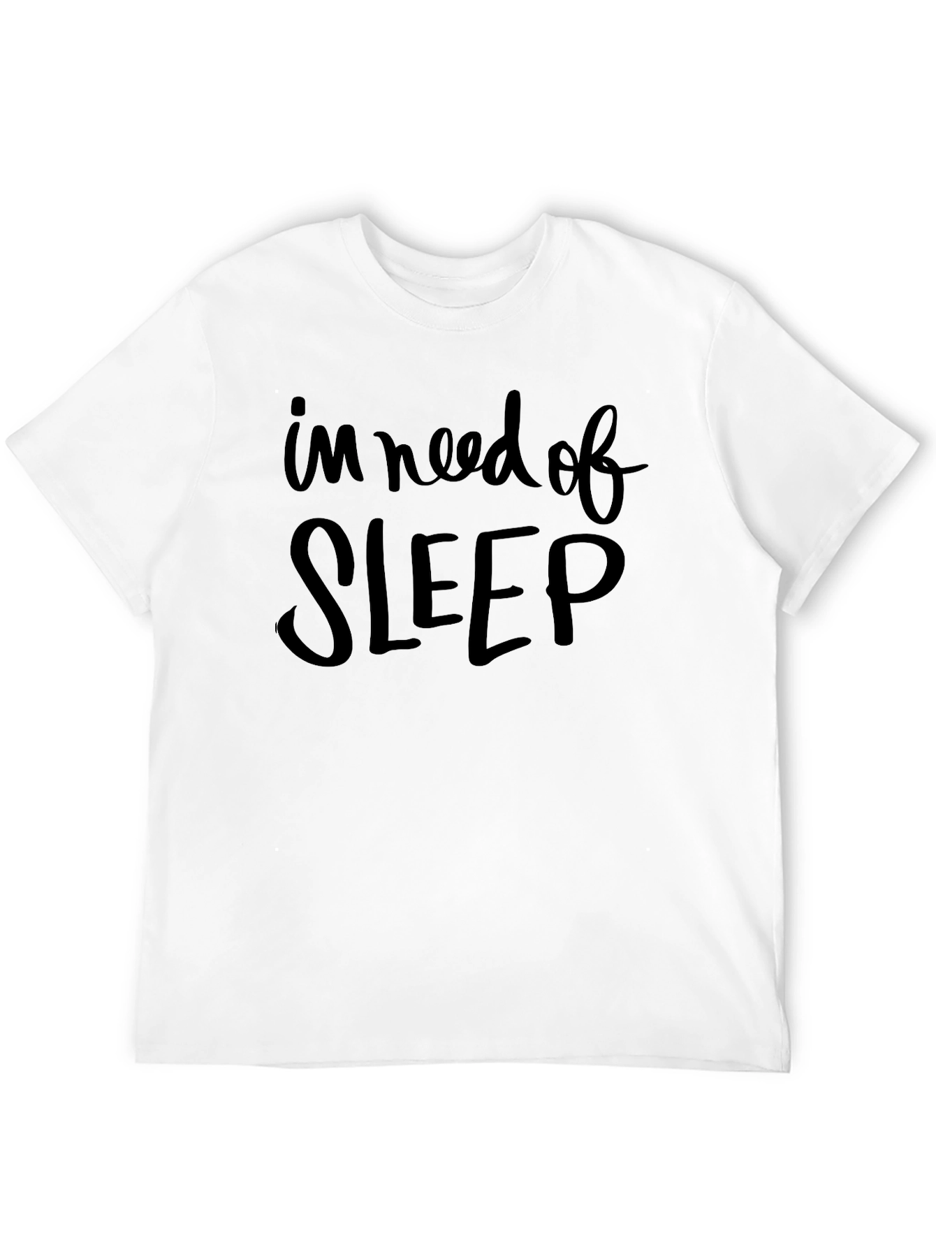 Black In Need of Sleep Black Graphic Tee view 12