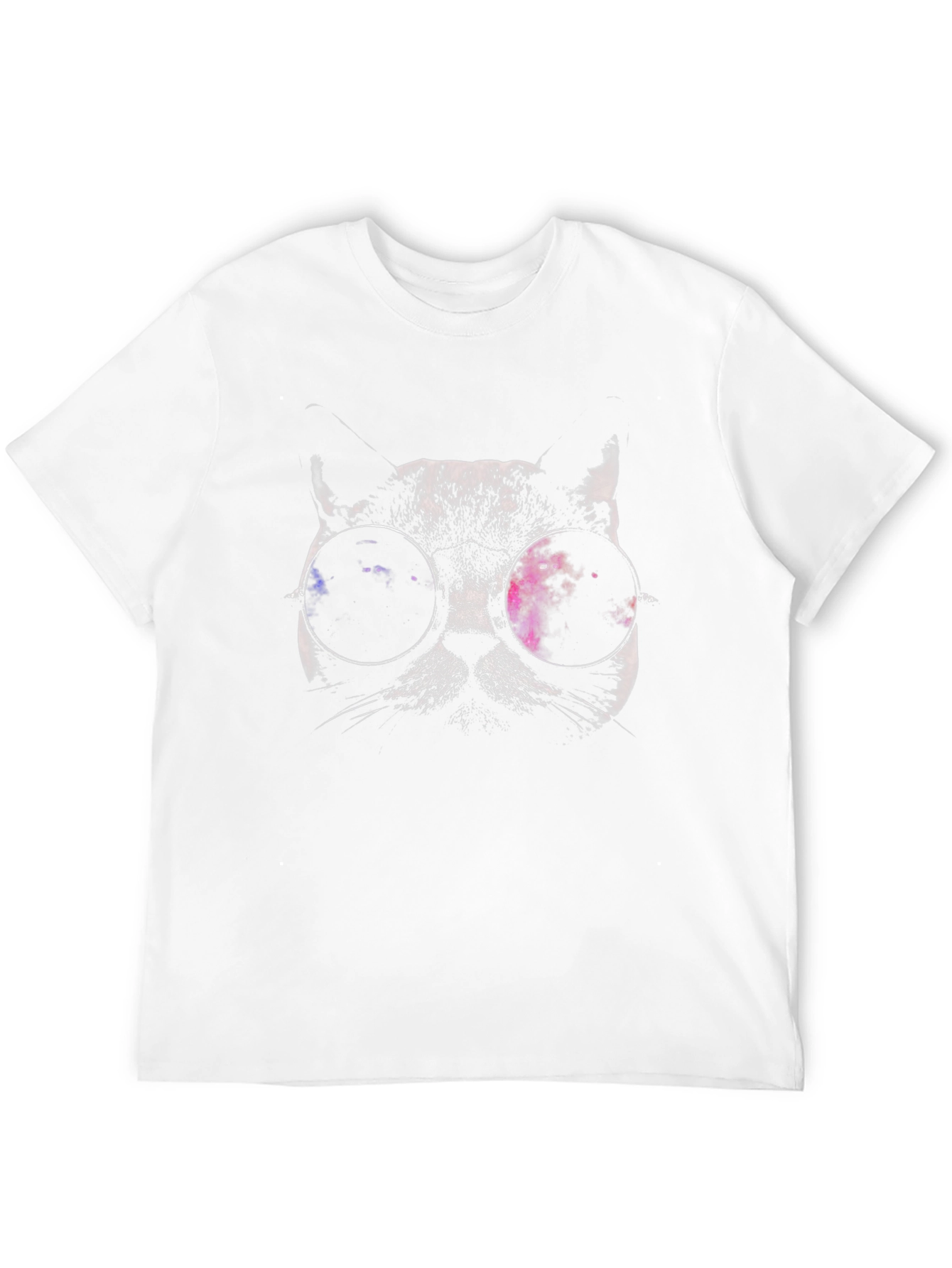 Black Cool Cat in Shades Graphic Tee view 12