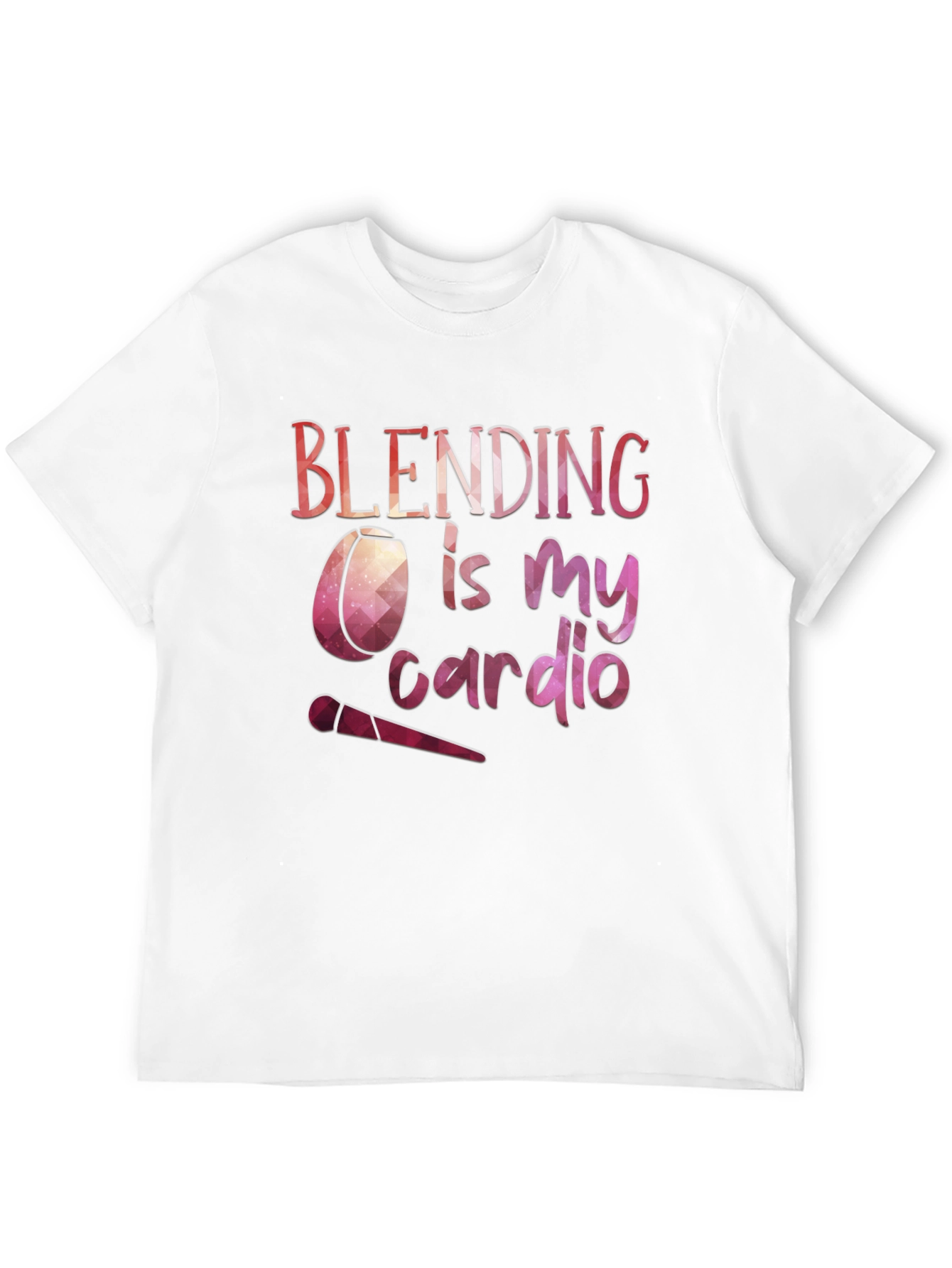 Black Blending is My Cardio Graphic T-Shirt view 12