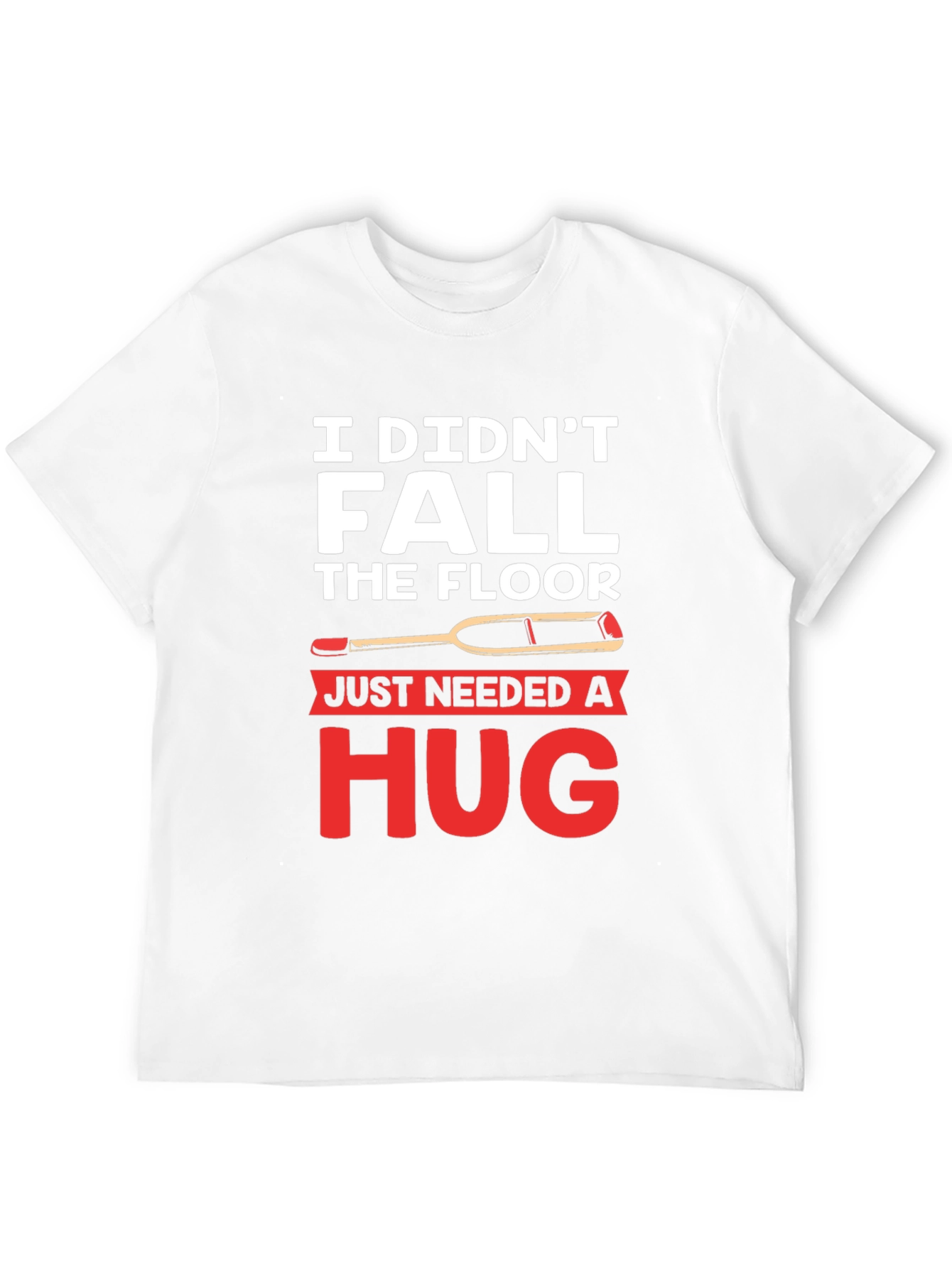 Black I Didn't Fall, I Needed A Hug T-Shirt view 12