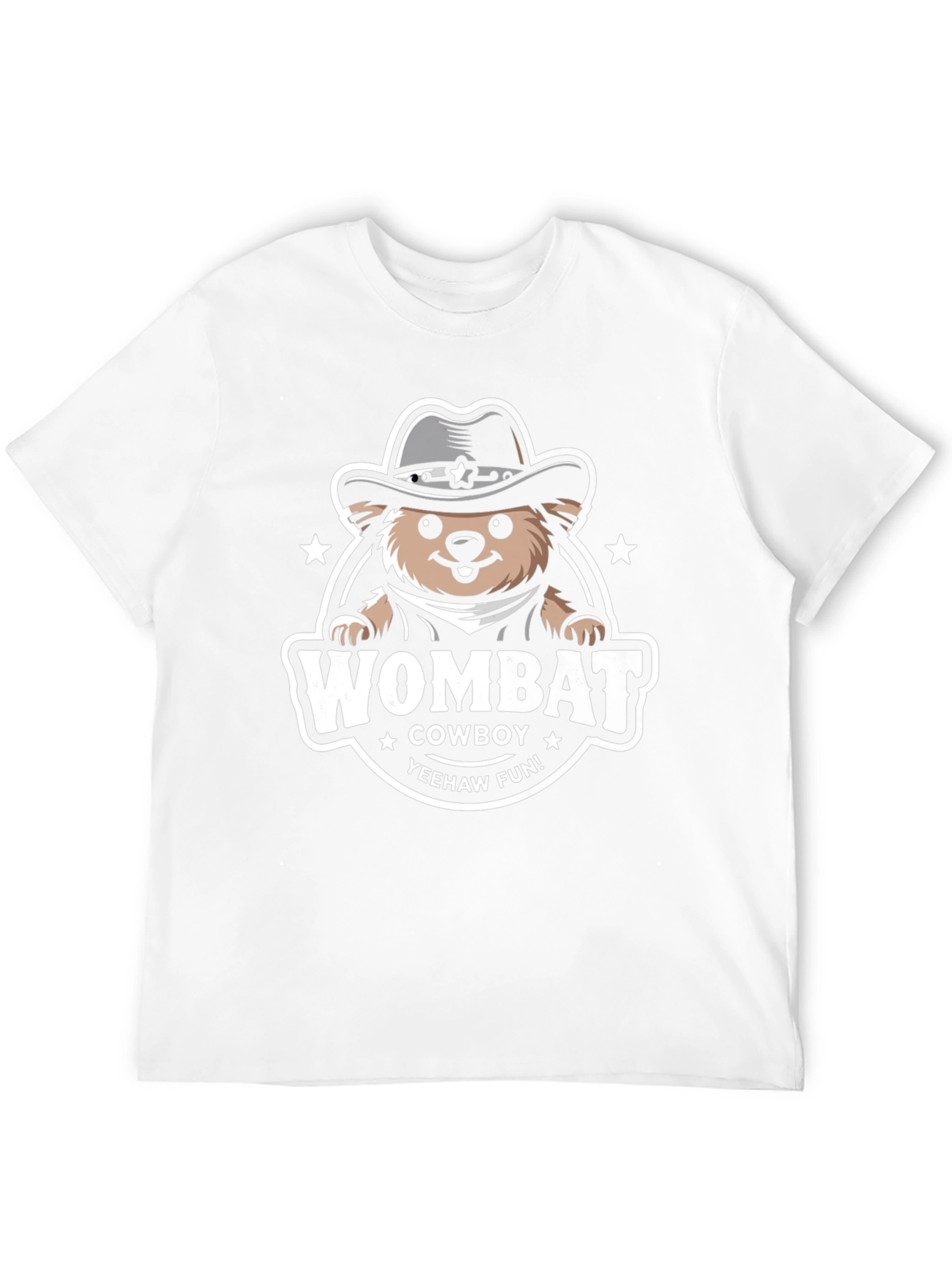 Black Wombat Cowboy T-Shirt - Yeehaw Fun! view 12