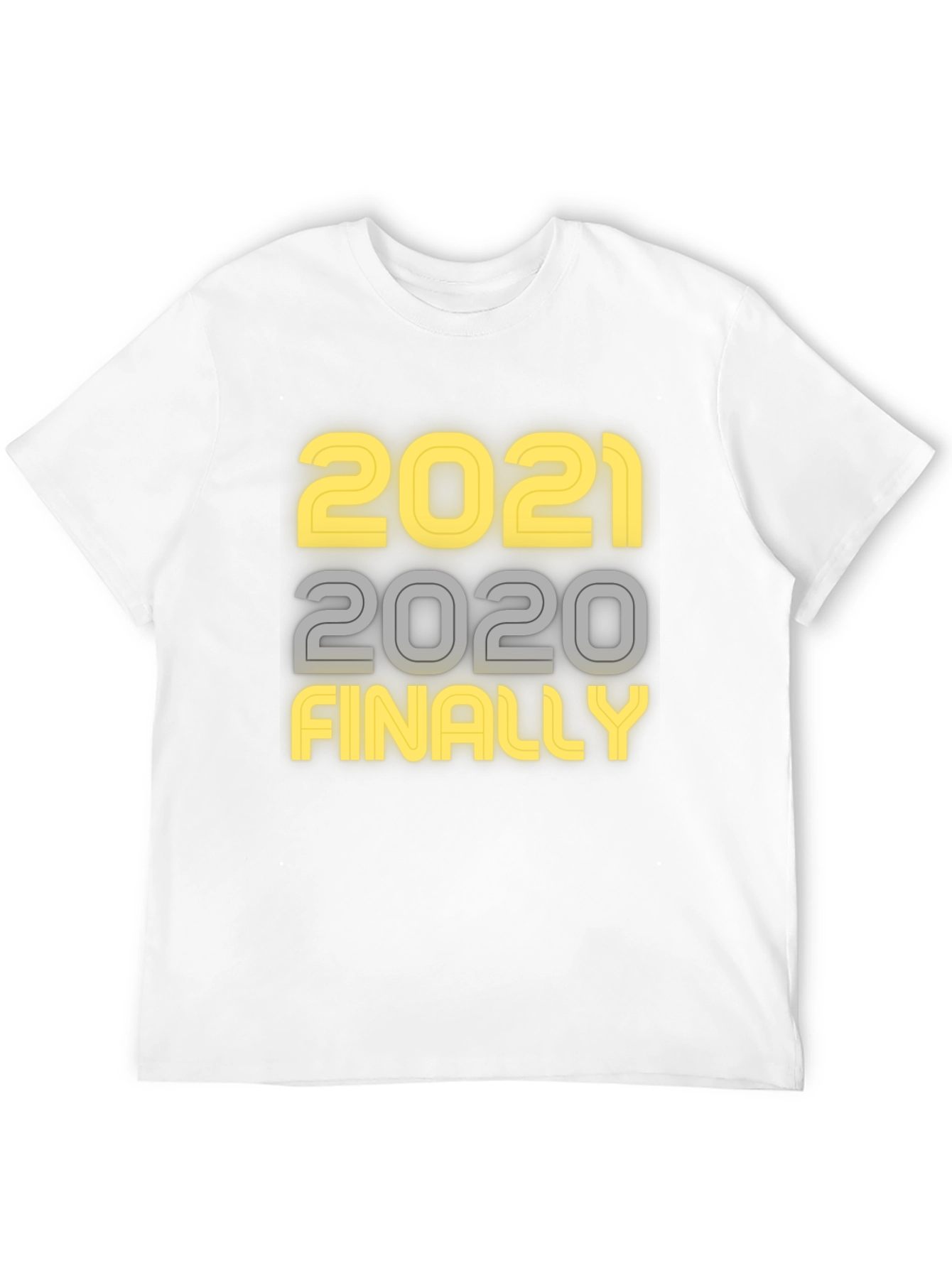 Black 2021 Finally T-Shirt - Funny New Year's Tee view 12