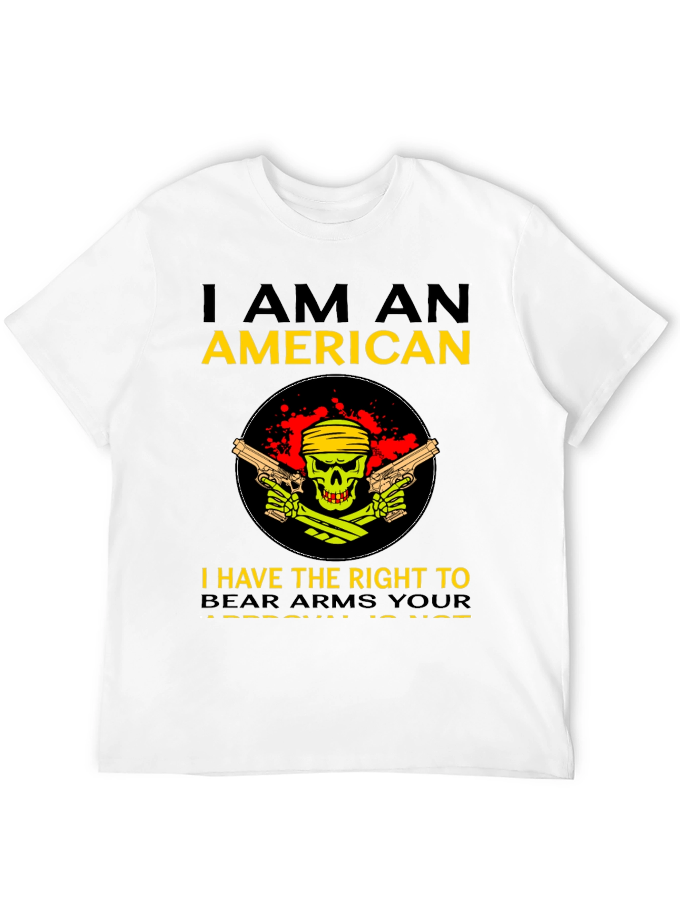Black American Pride Graphic Tee - Right to Bear Arms view 12