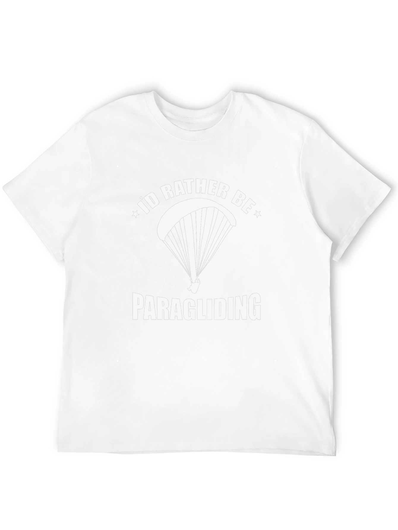 Black Paragliding T-Shirt - "I'd Rather Be" view 12