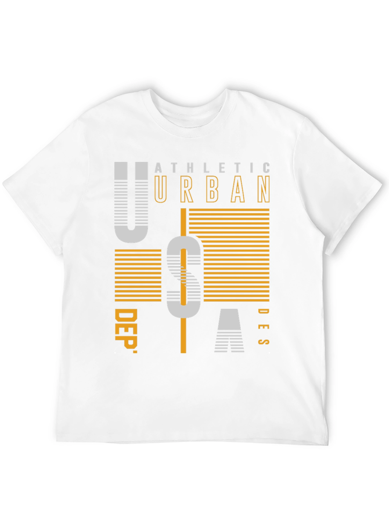 Black Athletic Urban USA Dept. T-Shirt view 12